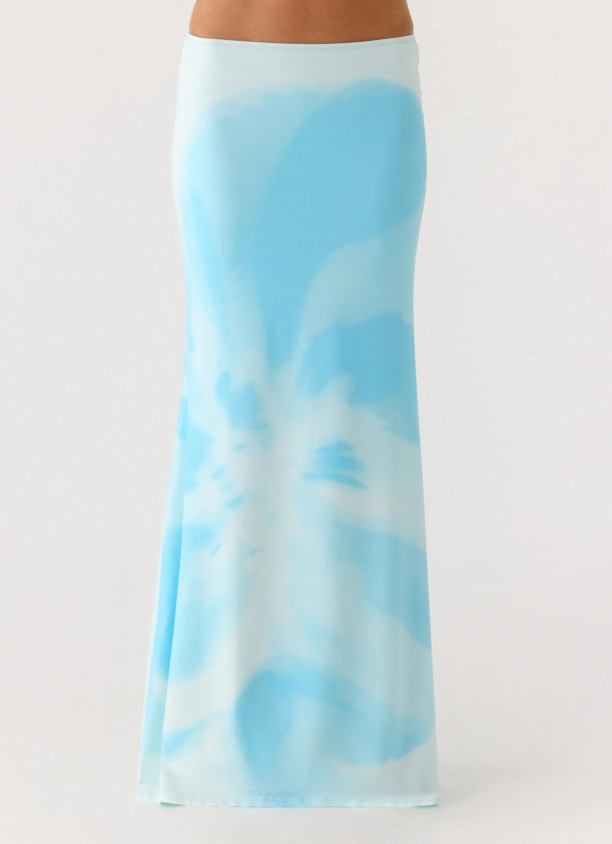 Moka Maxi Skirt - Blooming Blue - Image 4