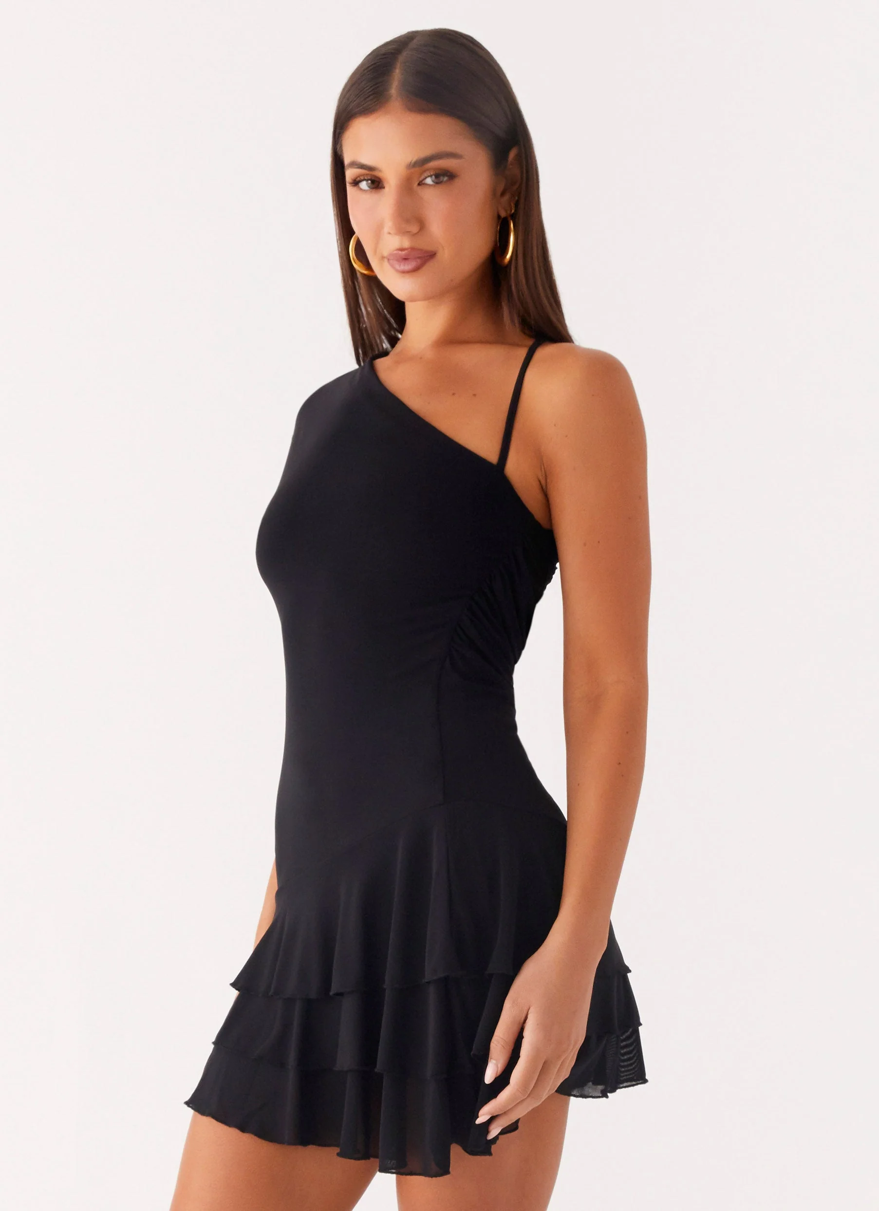 Moonrise Mini Dress - Black - Image 3