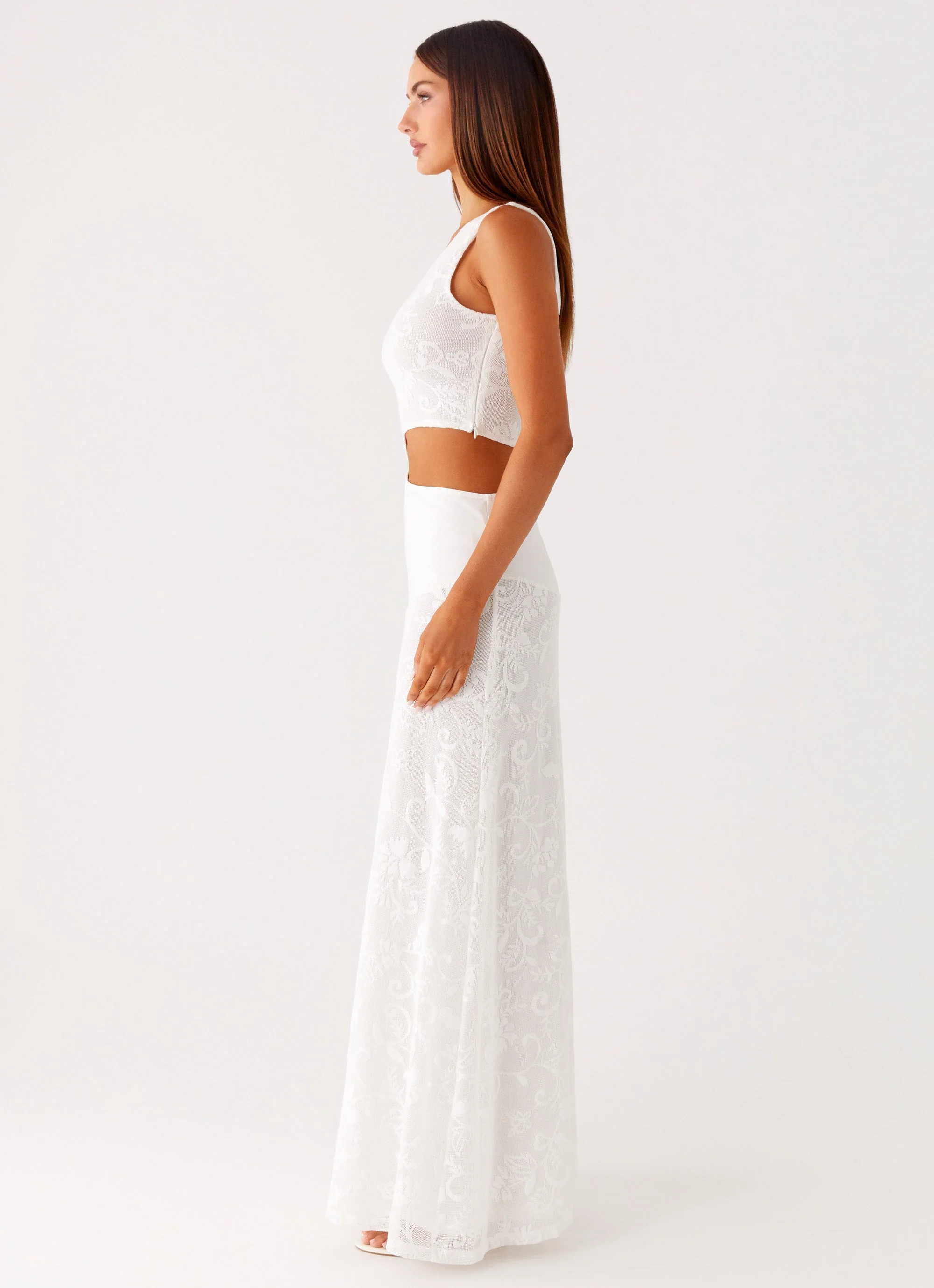 More Than Maybe Maxi Dress - White - Image 3