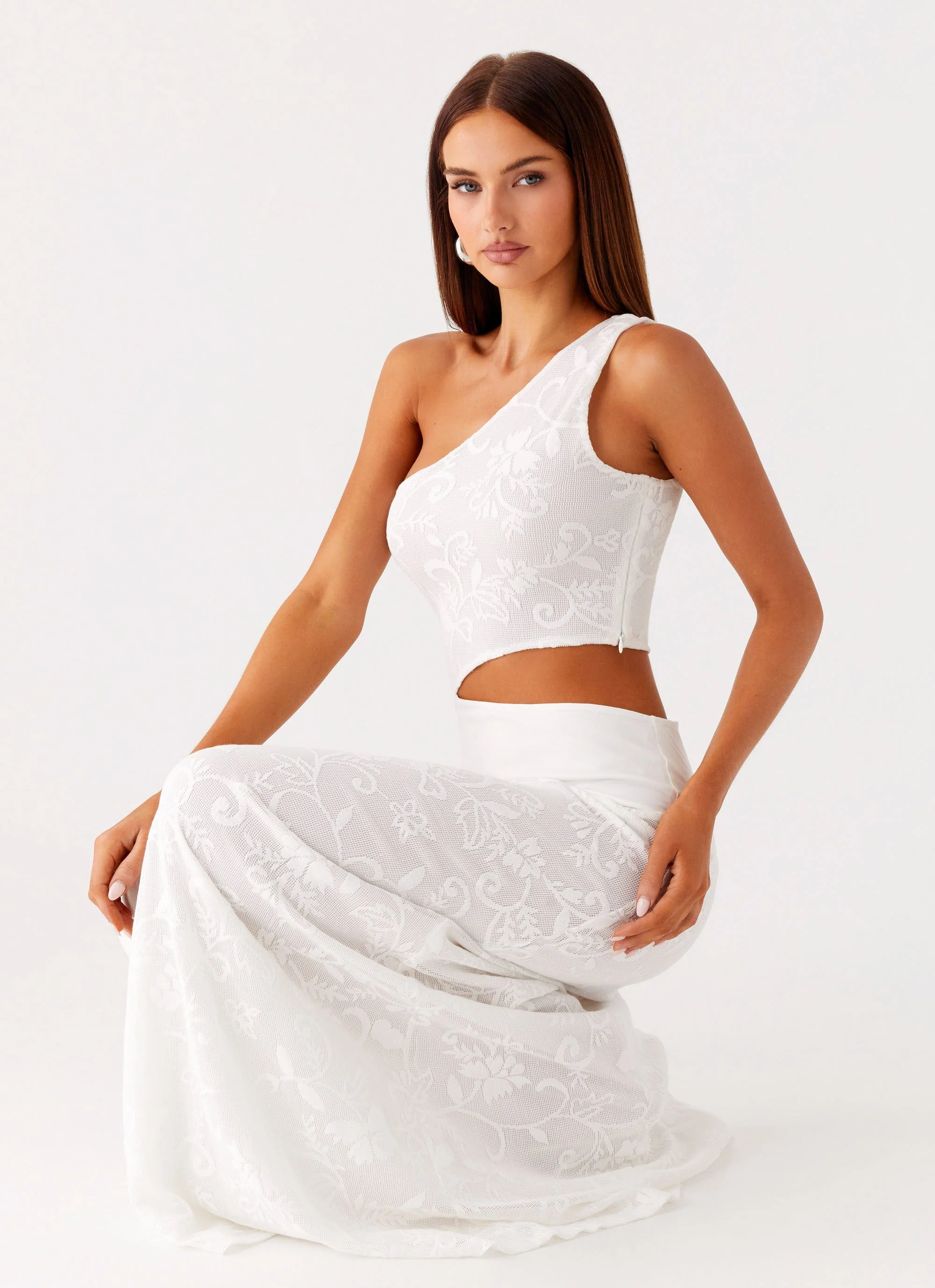 More Than Maybe Maxi Dress - White - Image 7