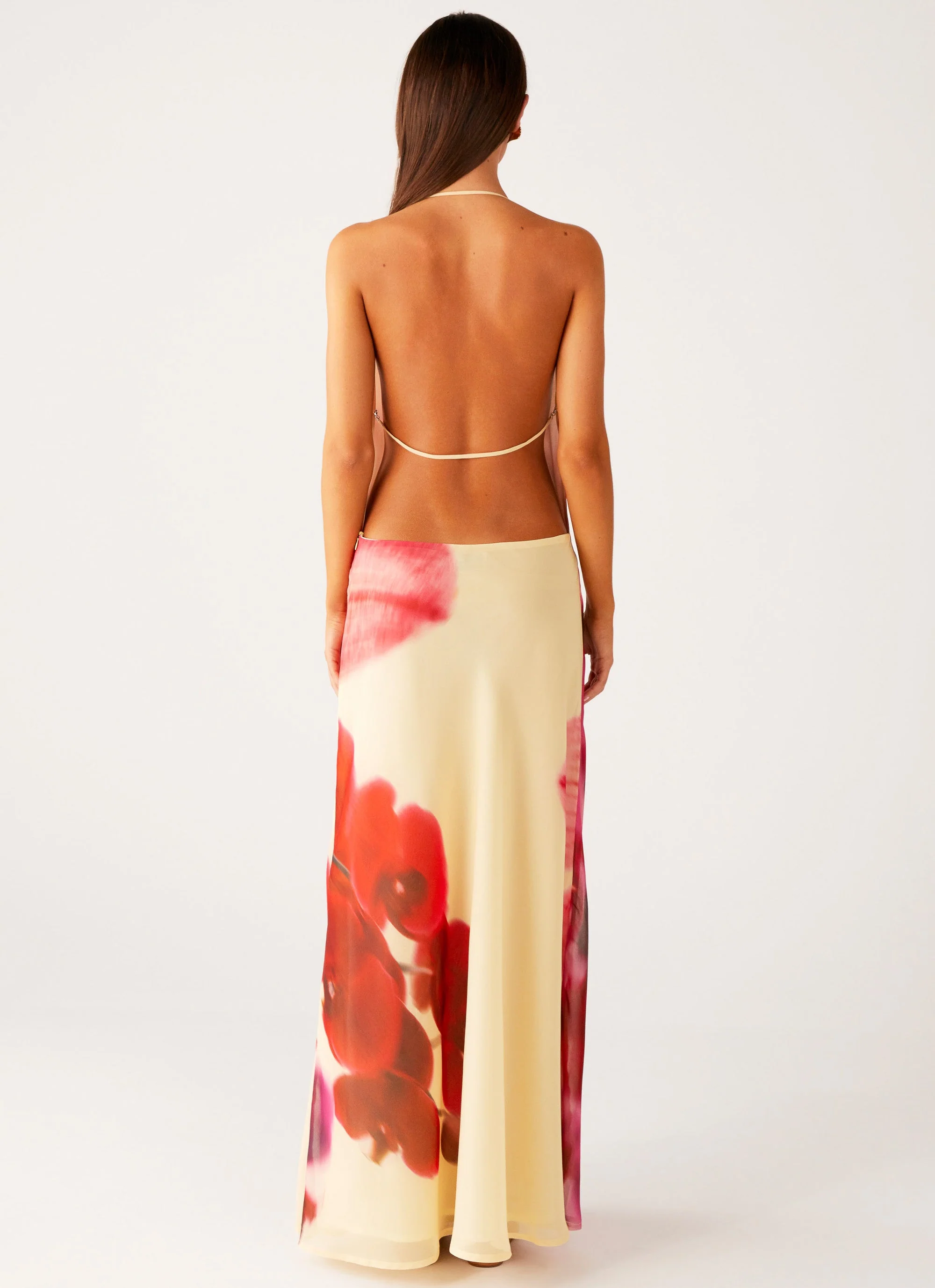 Morning Crush Cowl Maxi Dress - Yellow Bloom - Image 7