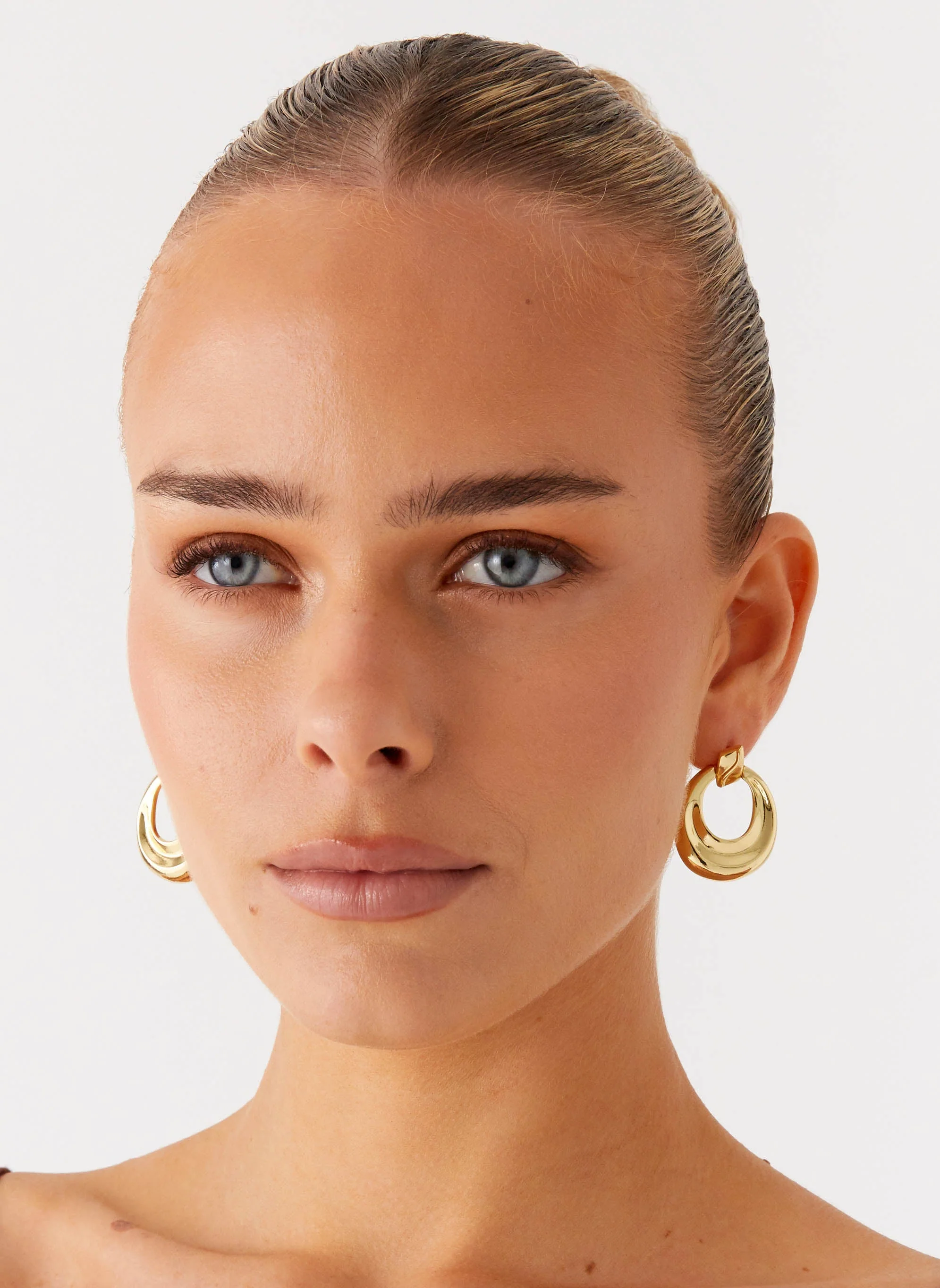 Movement Earrings - Gold - Image 3
