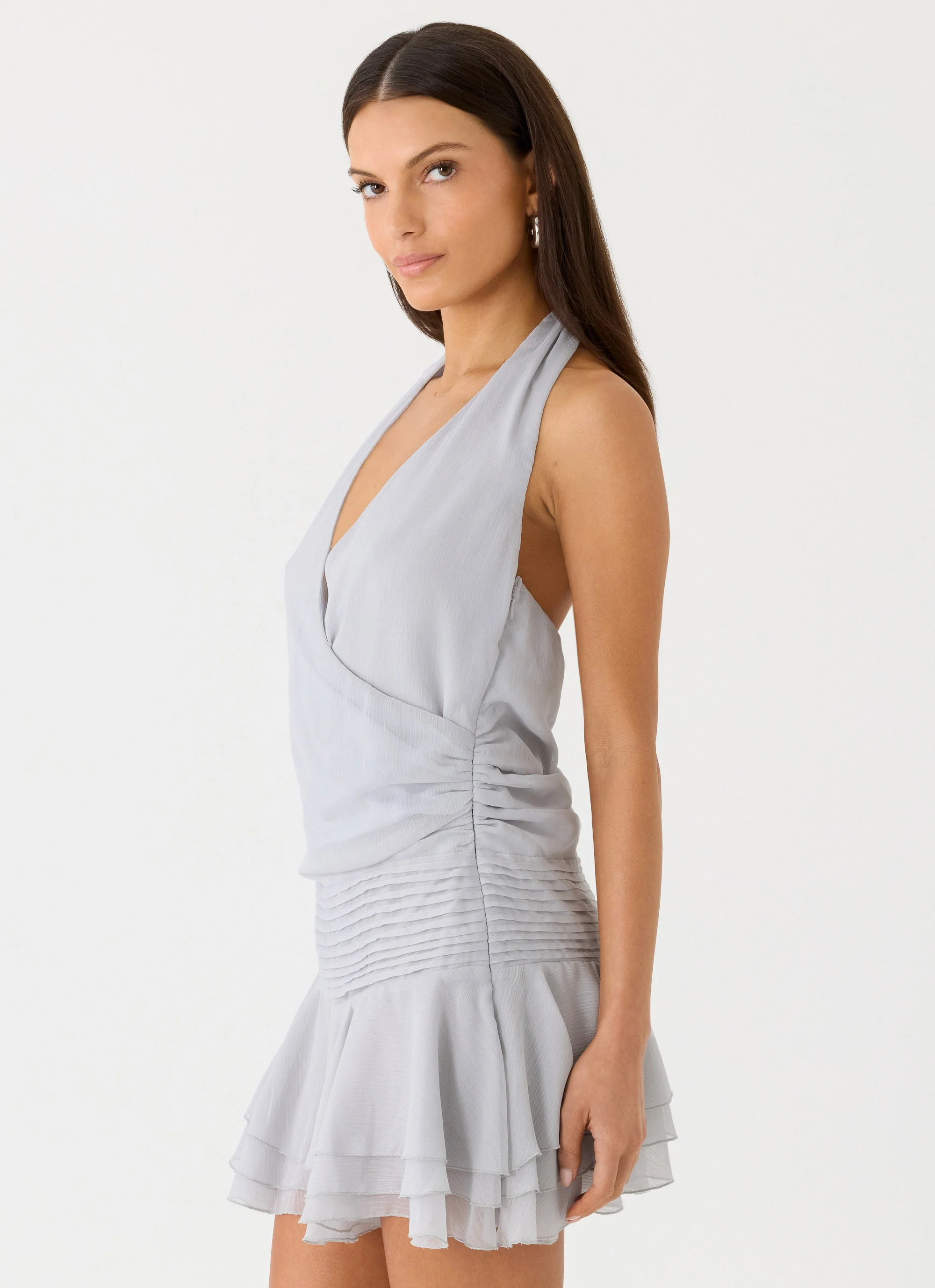 Mura Mini Dress - Misty Blue - Image 3