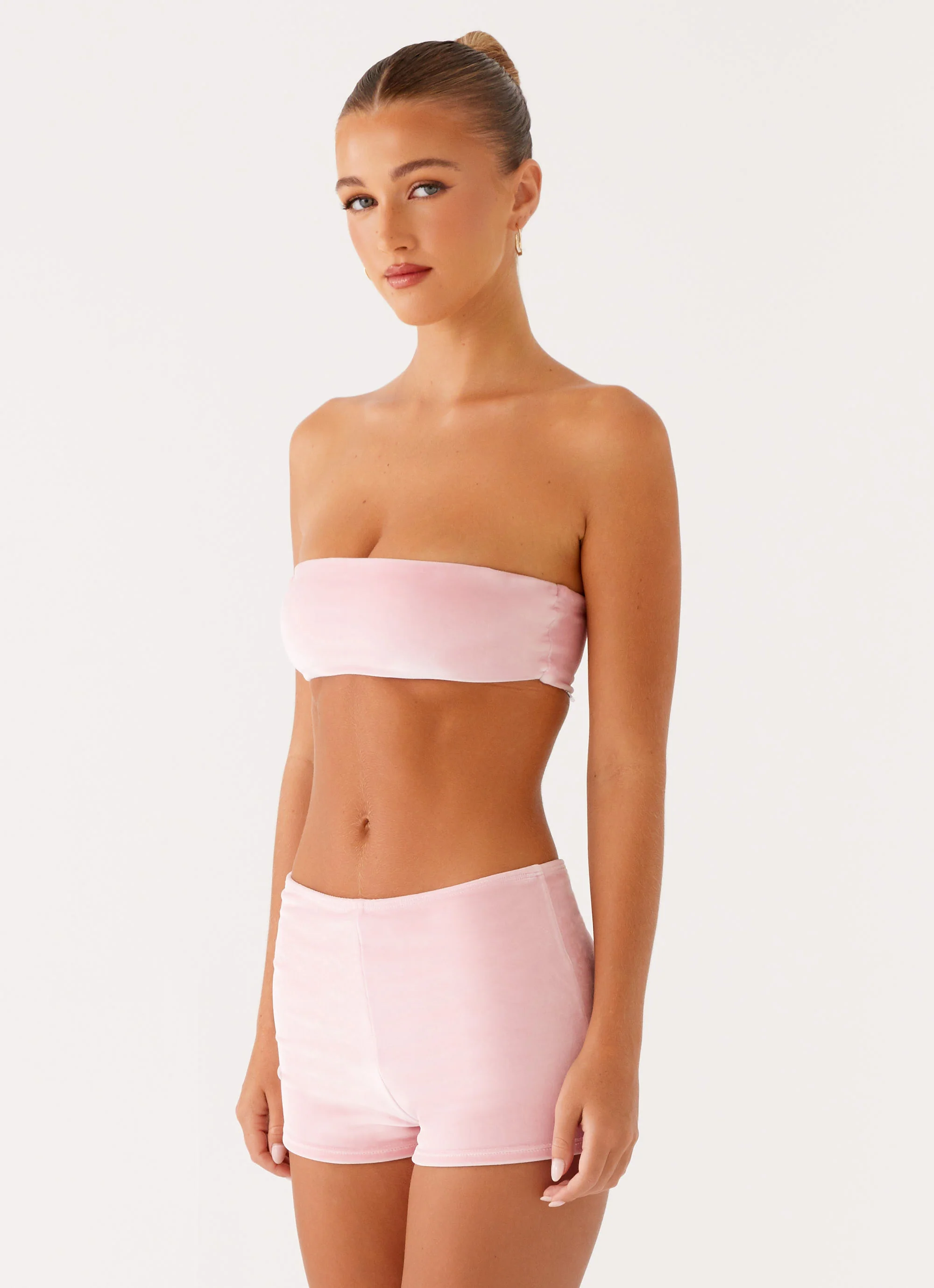 Natalina Bandeau Swim Top - Pink - Image 4