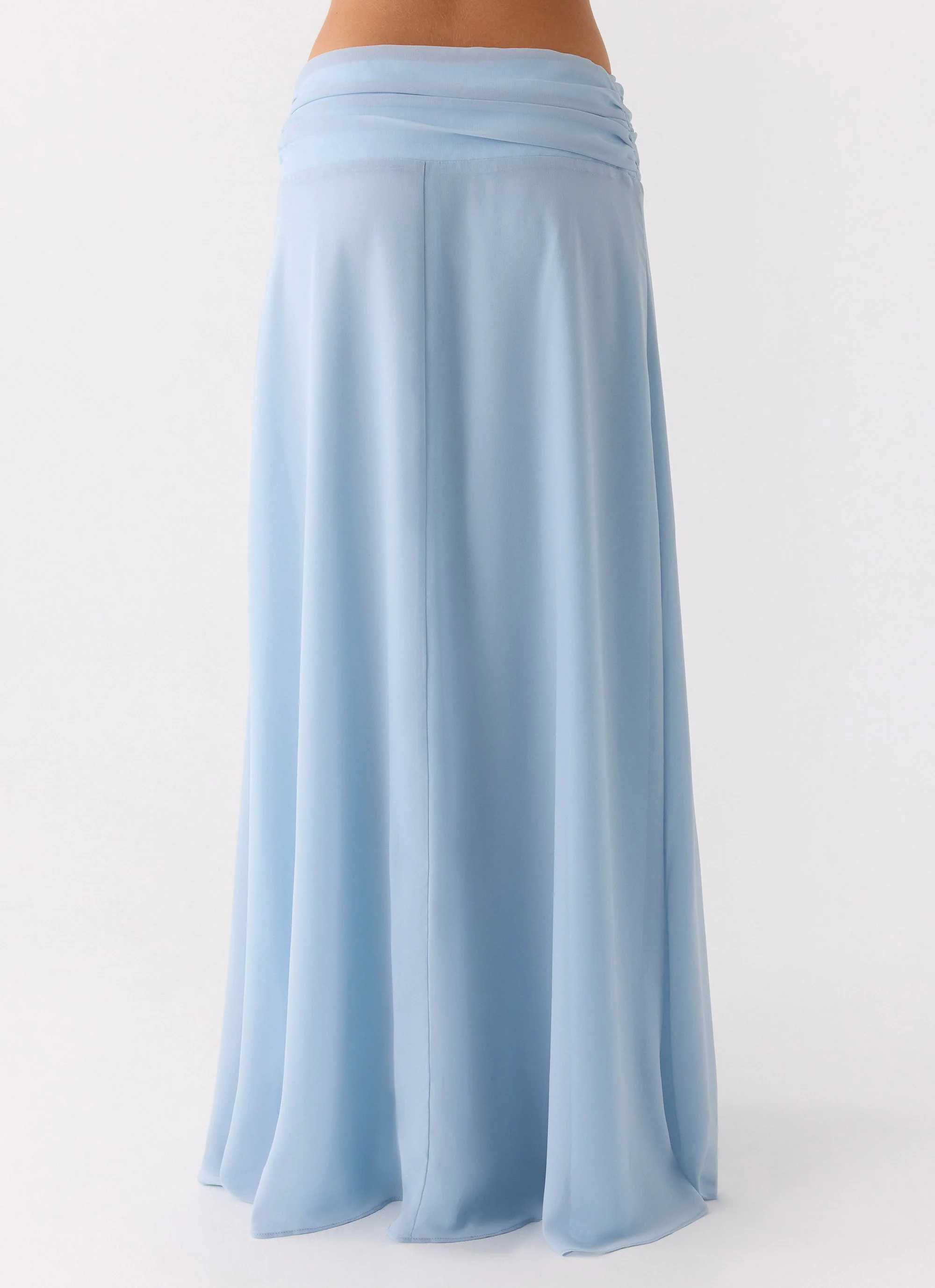 Natalya Maxi Skirt - Pale Blue - Image 5