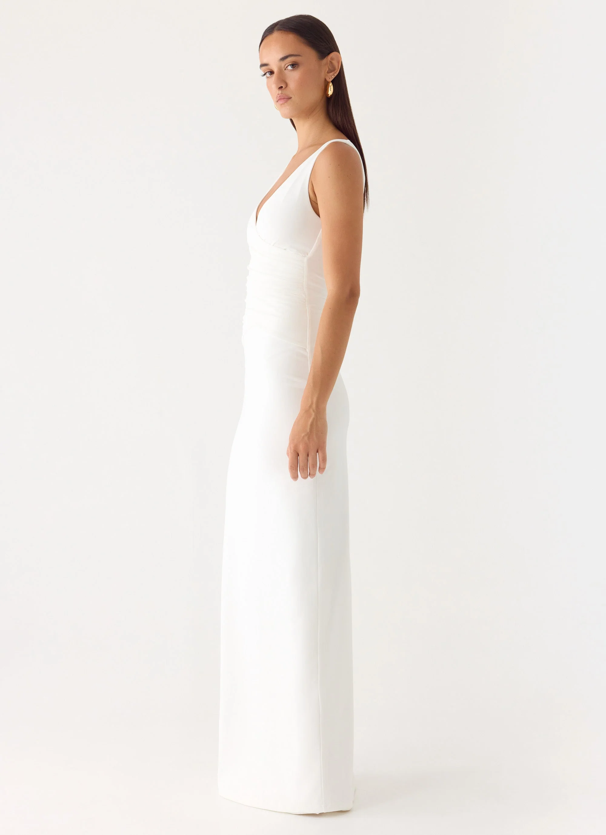 Nerine Maxi Dress - White - Image 2