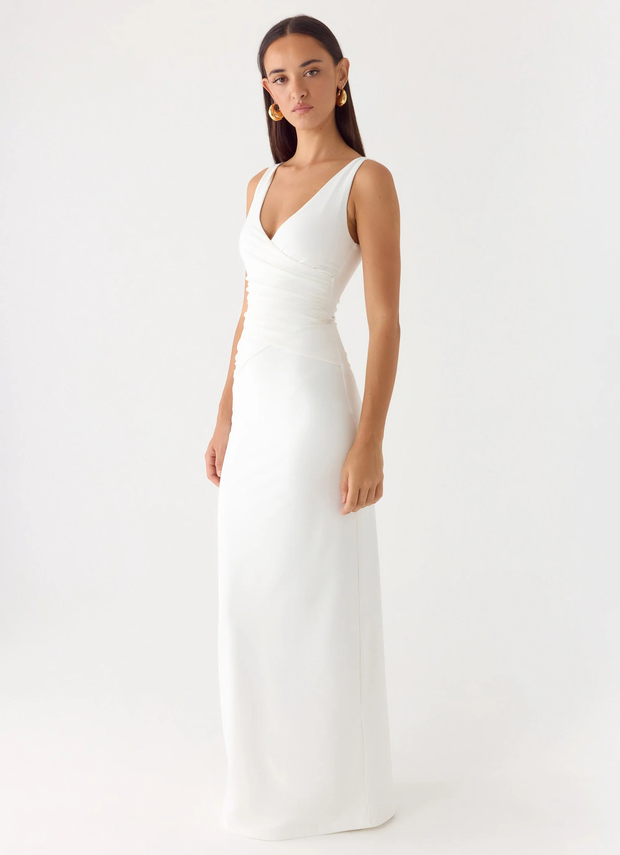 Nerine Maxi Dress - White - Image 6