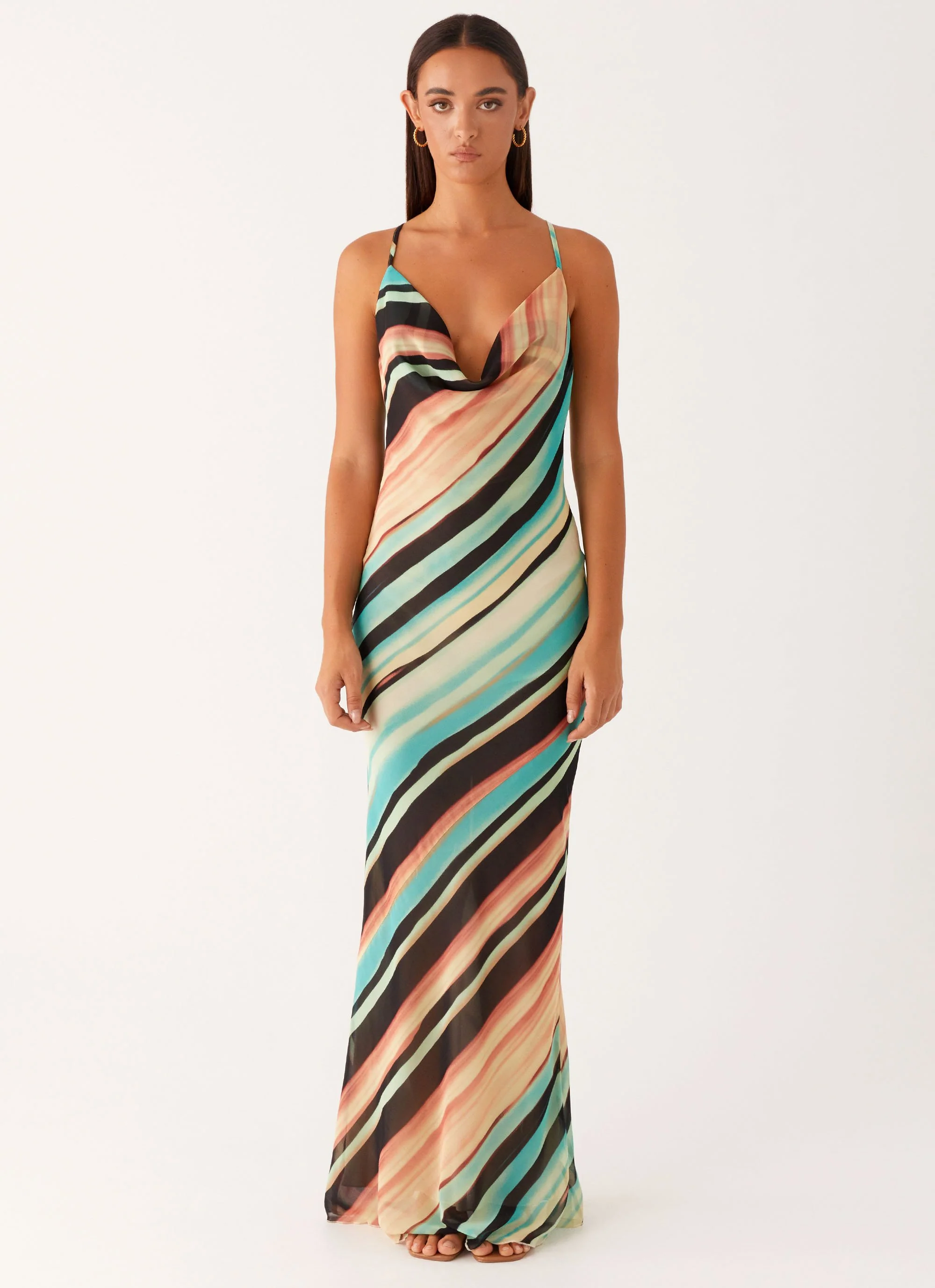 Never Knew Maxi Dress - Stripe - Image 2