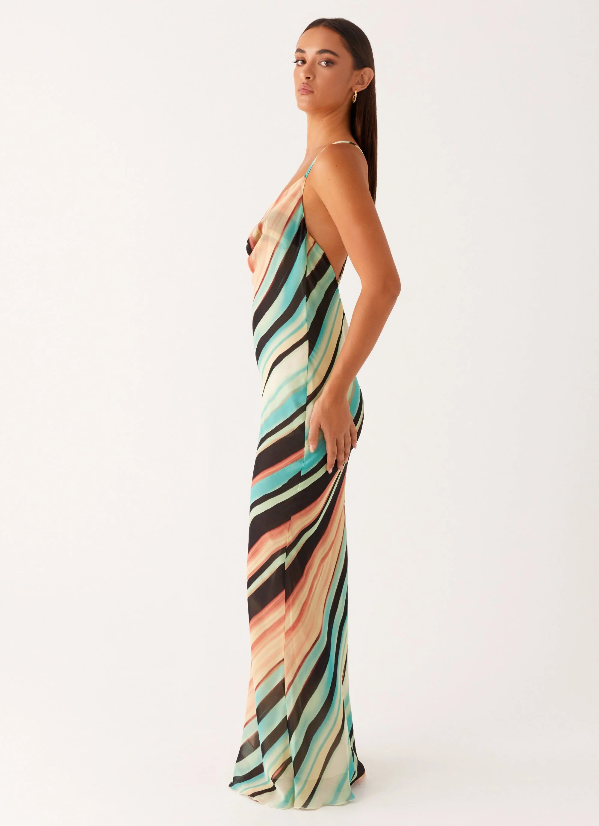 Never Knew Maxi Dress - Stripe - Image 3