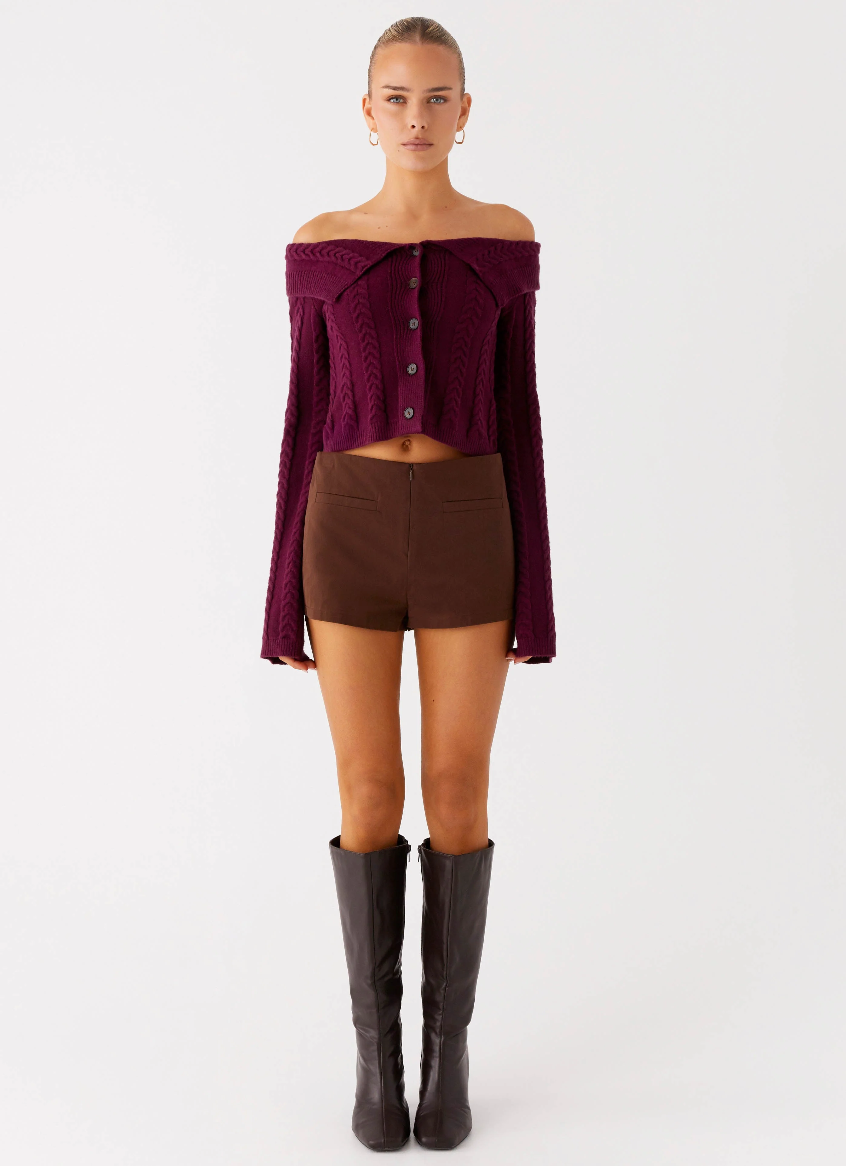 Nia Micro Short - Chocolate - Image 2