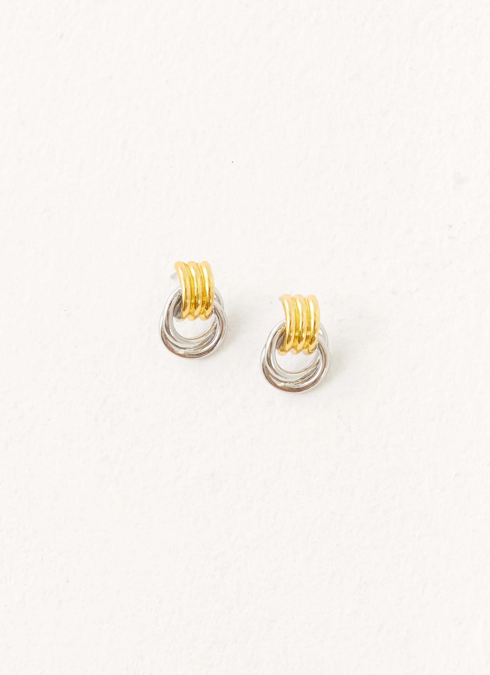 Nicolina Earrings - Gold/Silver