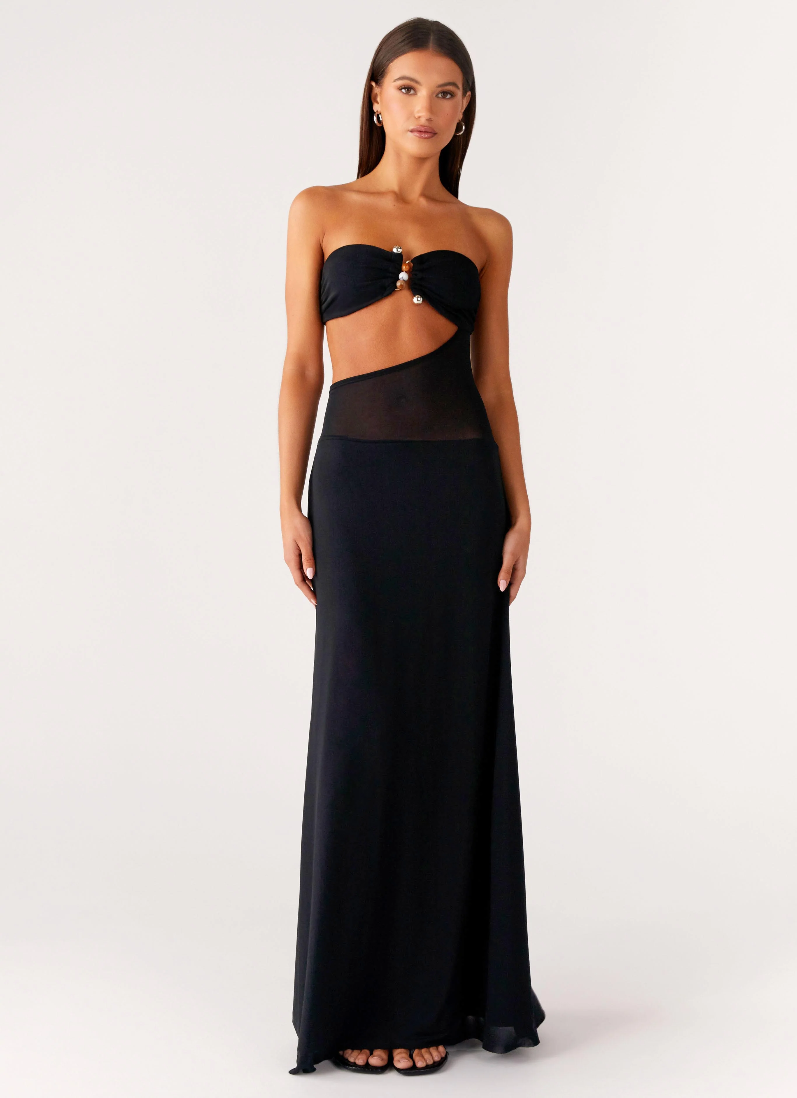 No Apologies Maxi Dress - Black - Image 8