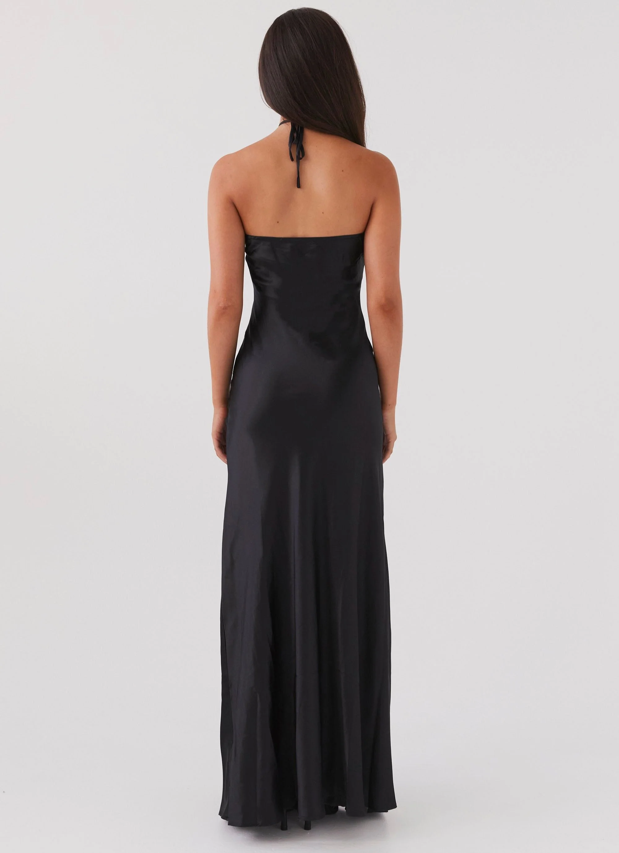 Noir Symphony Maxi Dress - Black - Image 4