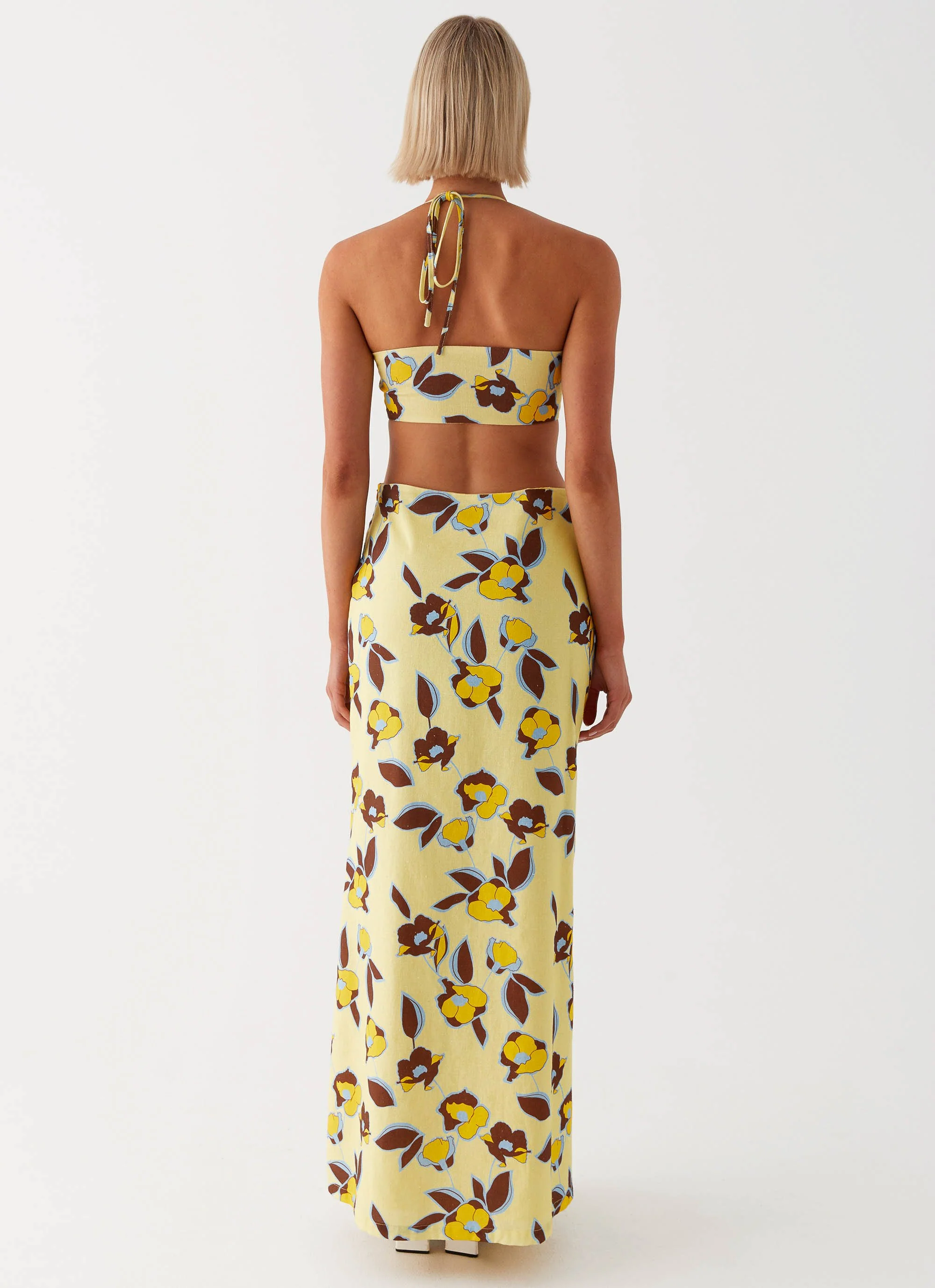 Nora Linen Maxi Dress - Primrose - Image 4