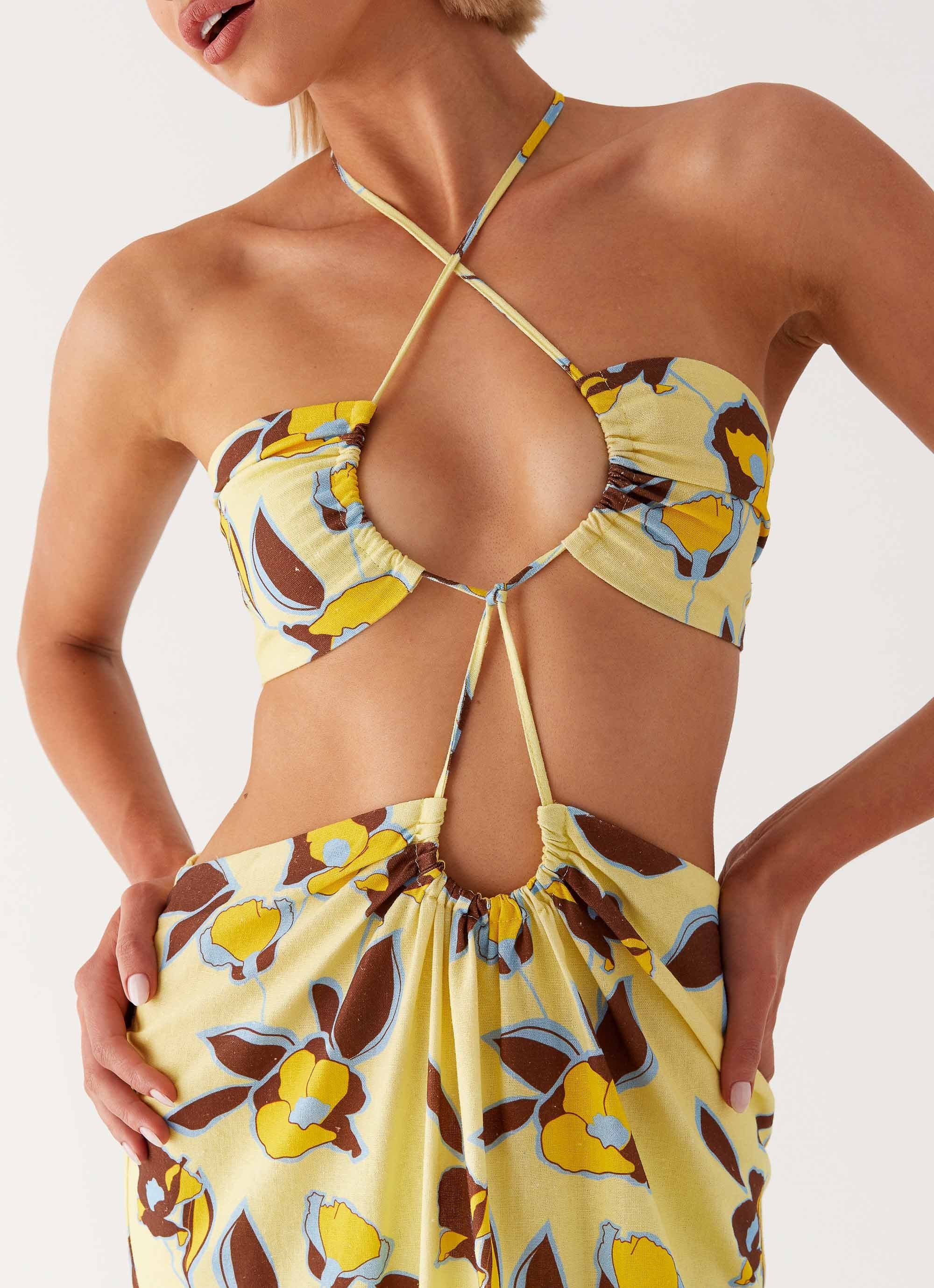 Nora Linen Maxi Dress - Primrose - Image 5