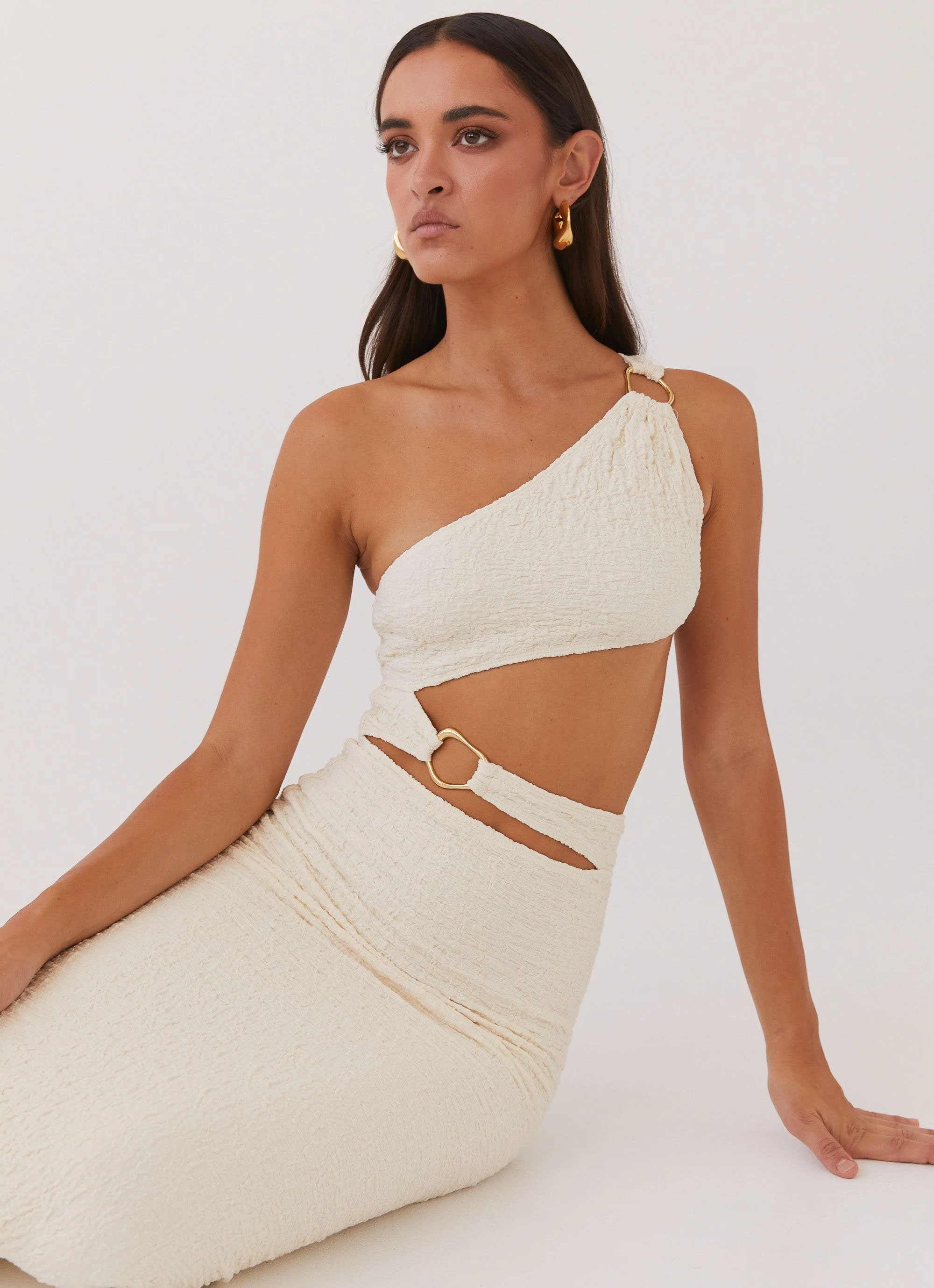 North Haven Maxi Dress - Ivory Wave - Image 6