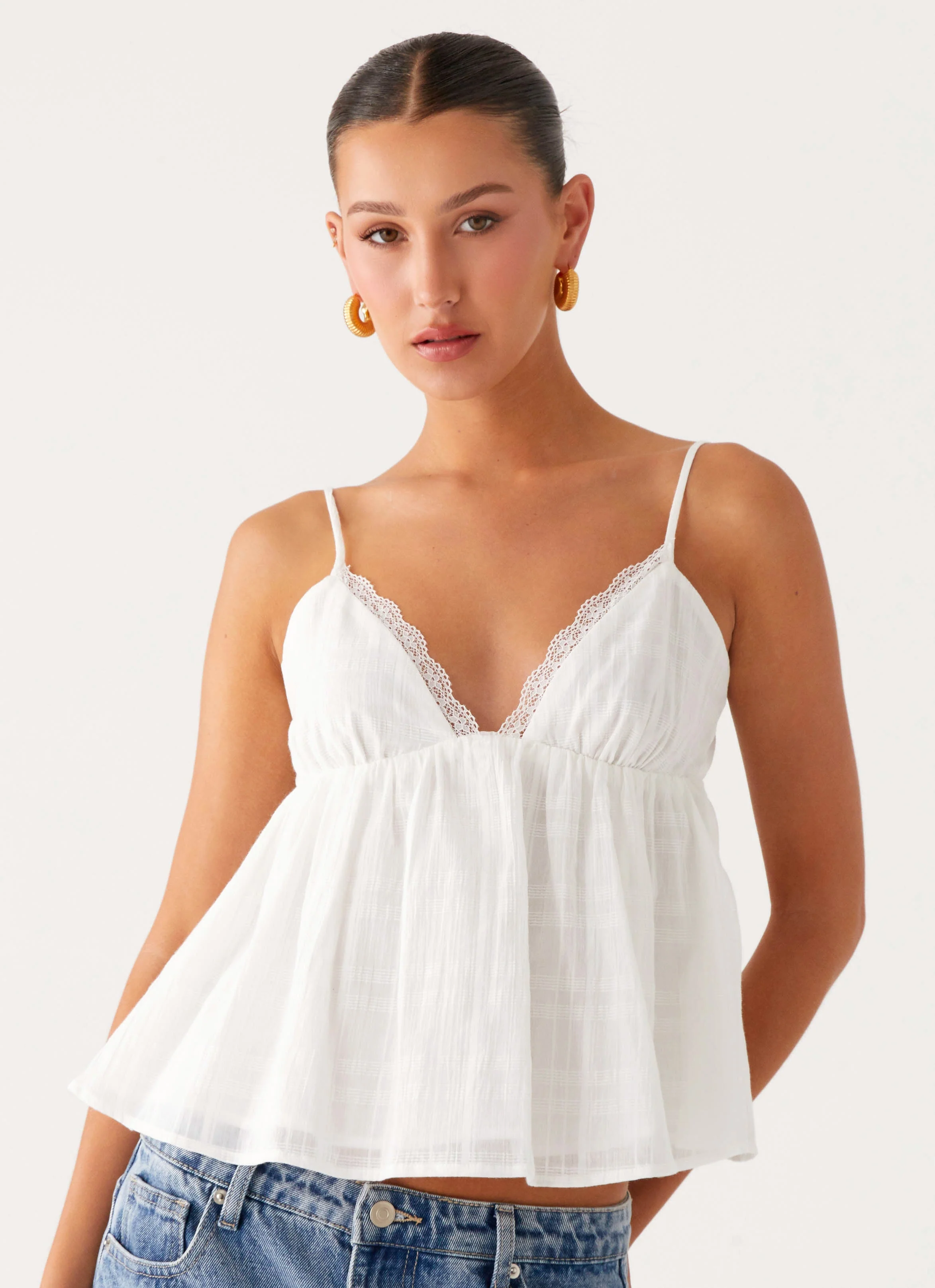 Obliviate Cami Top - White - Image 5