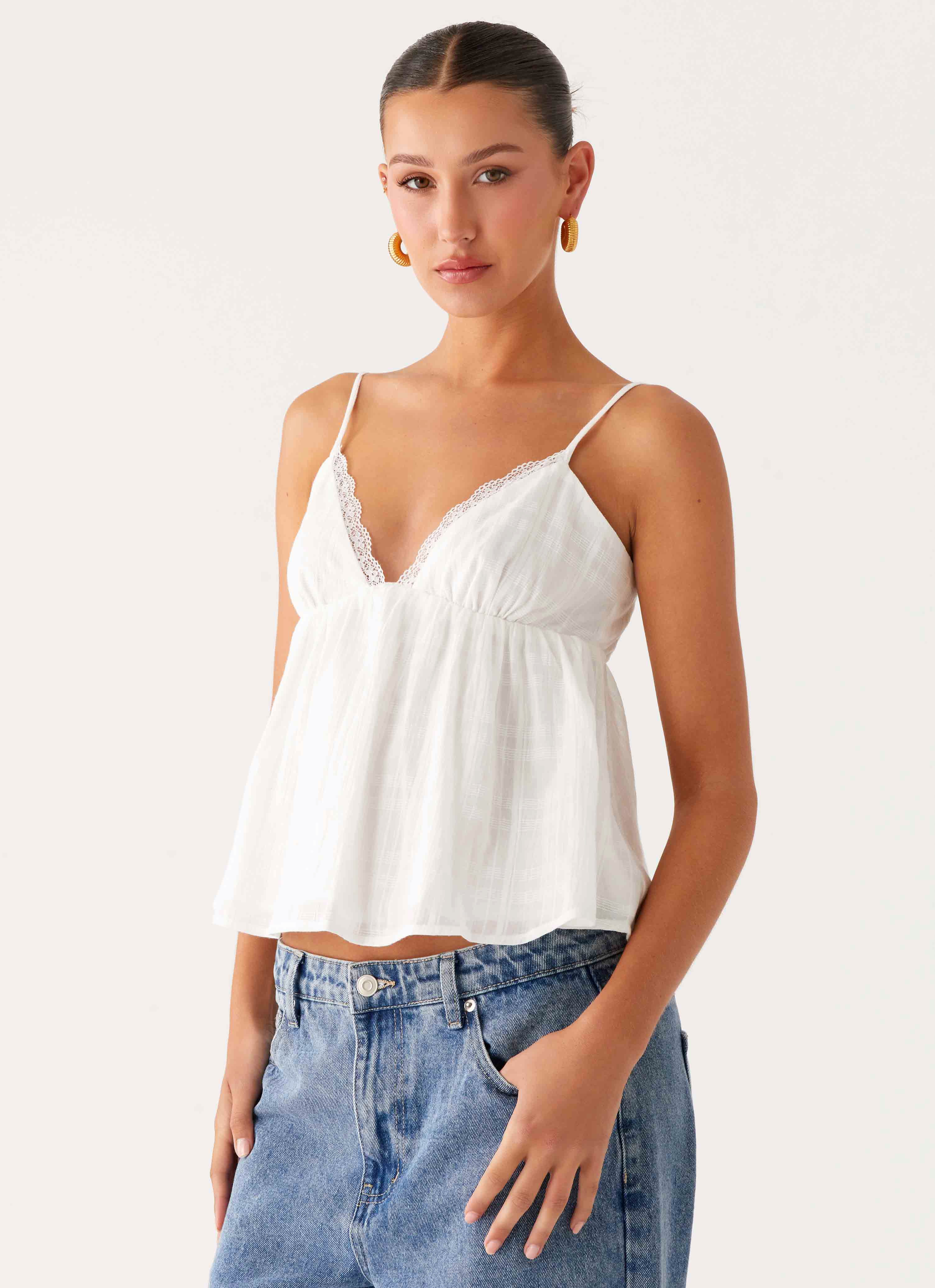 Obliviate Cami Top - White - Image 6