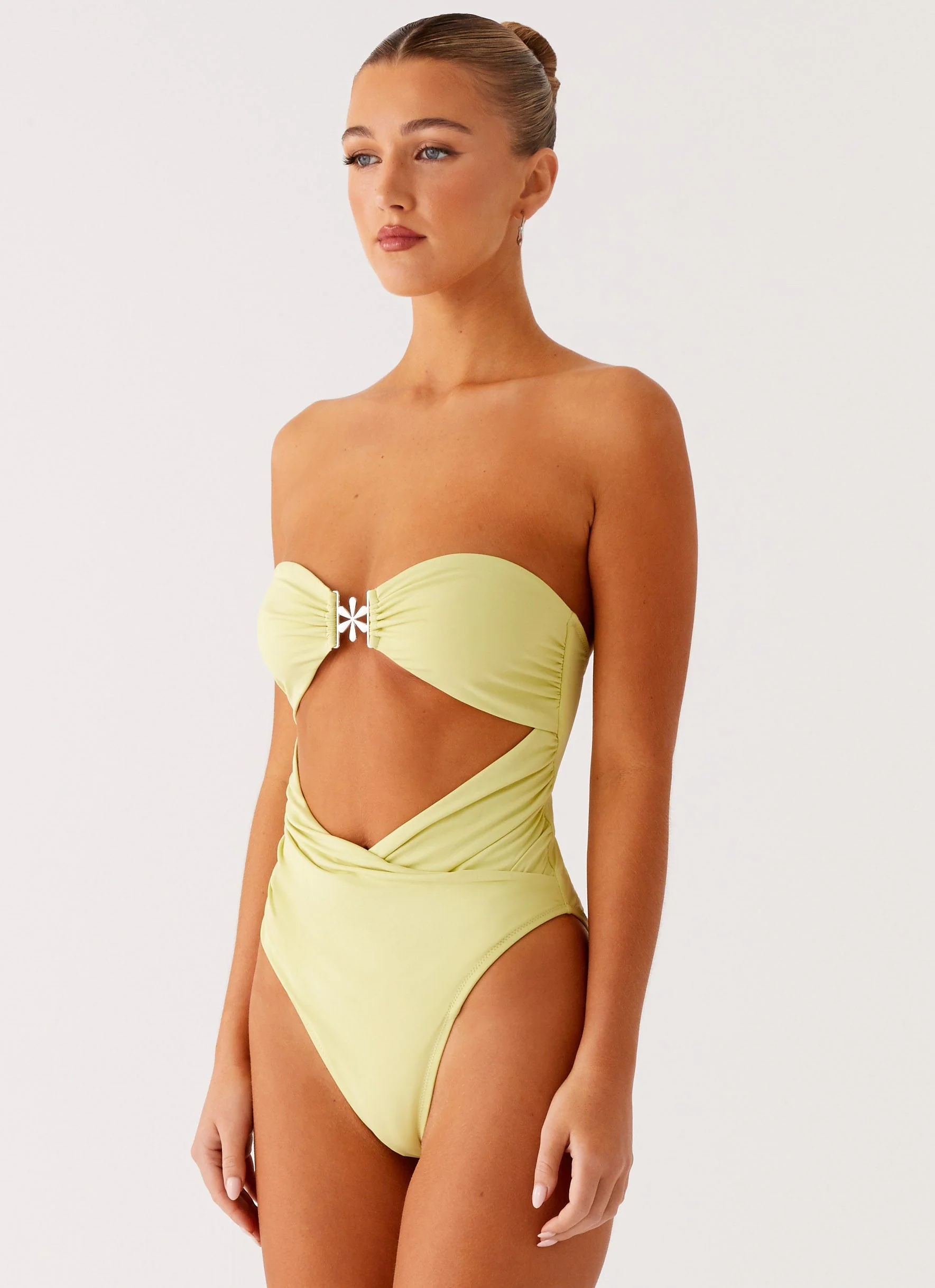 Ocean Tempest One Piece Swimsuit - Lime - Image 5