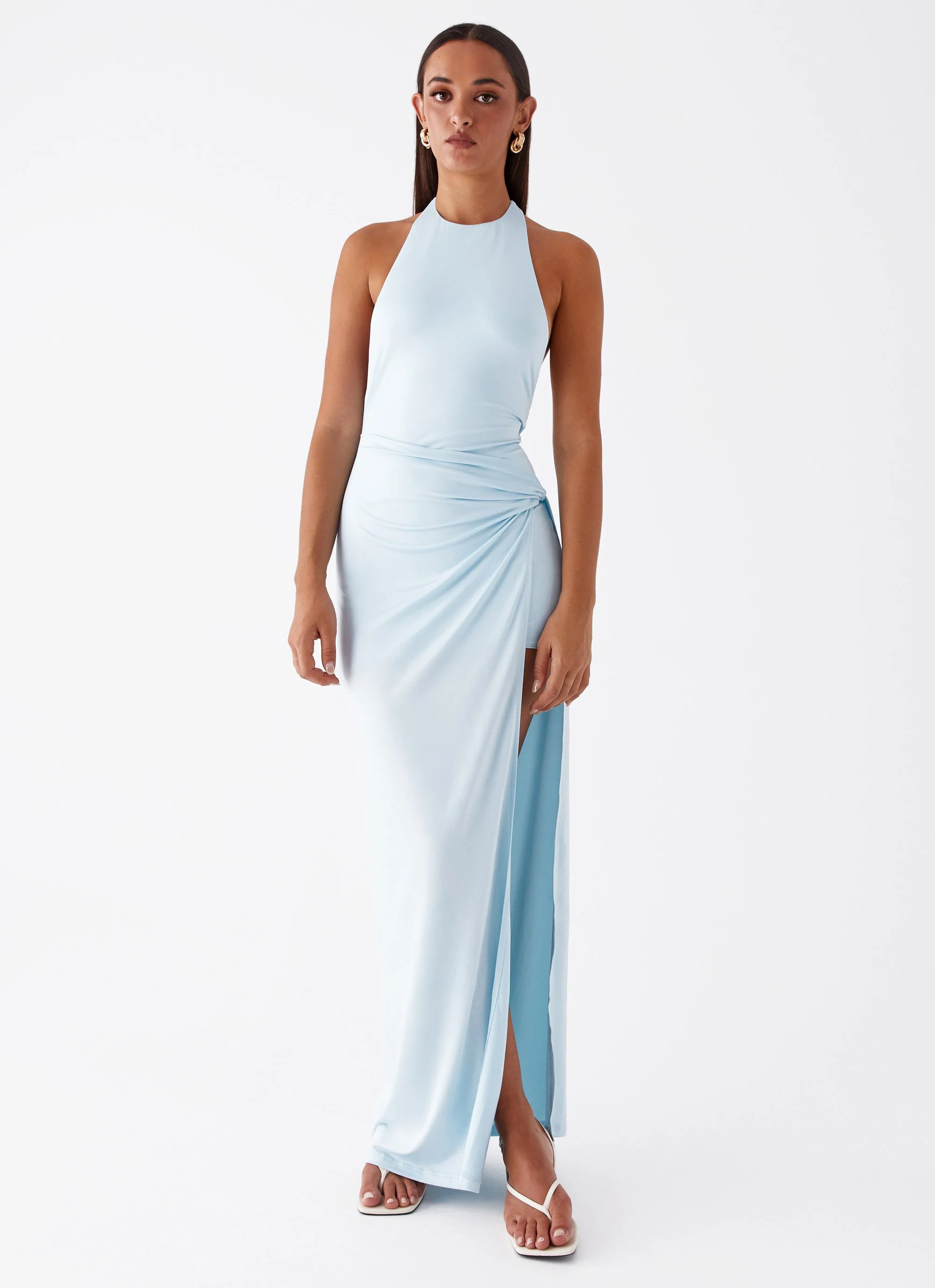 Oceana Maxi Dress - Blue - Image 5