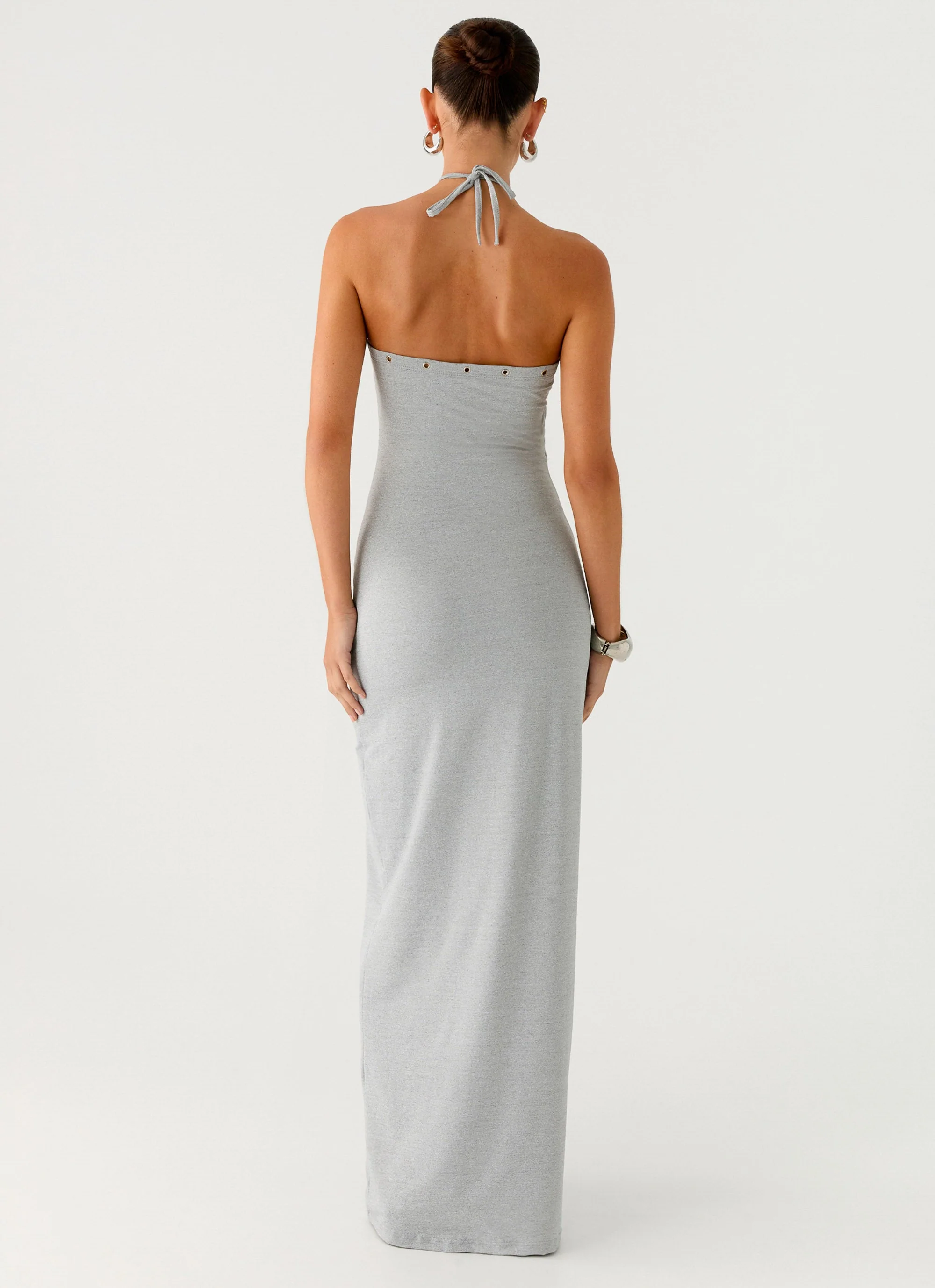 Off The Bass Maxi Dress - Grey - Image 3