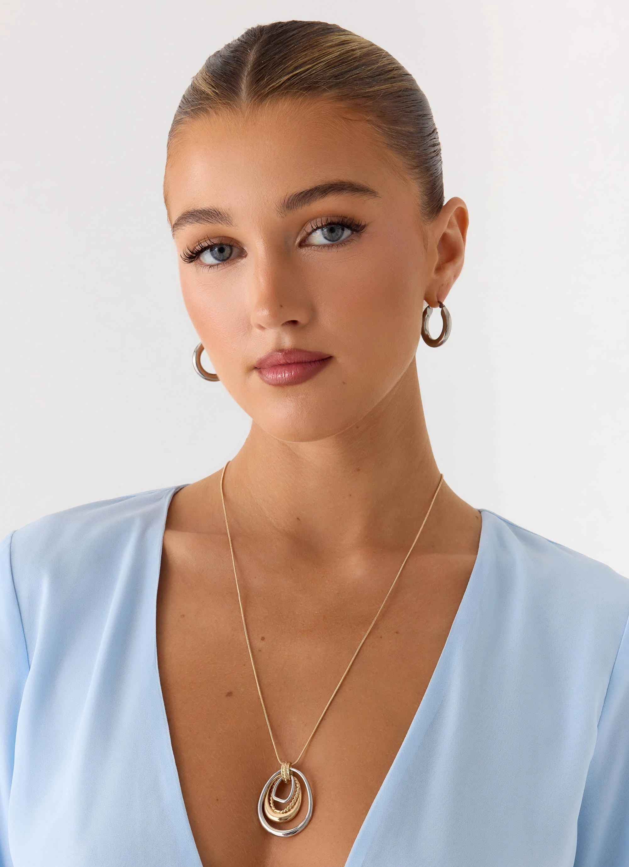 On The Low Necklace - Two Tone - Image 3
