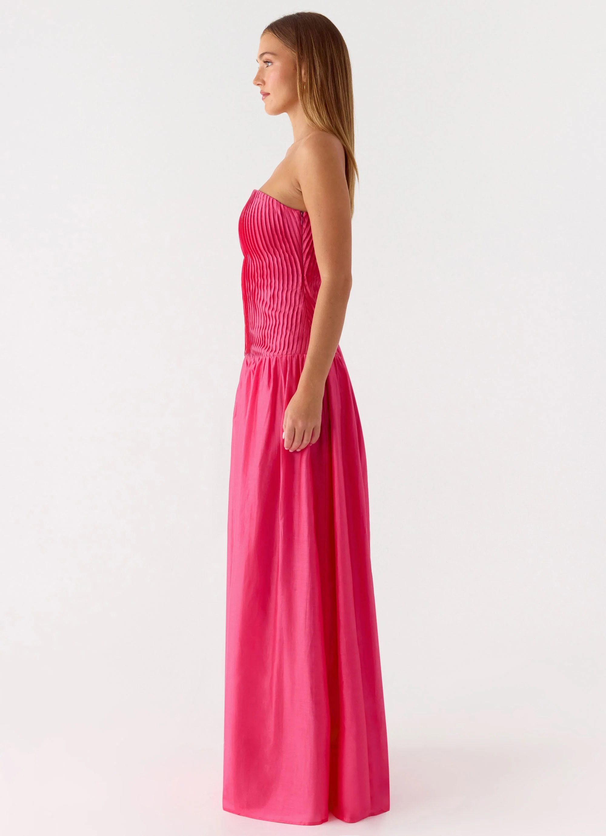 Ophielle Maxi Dress - Fuchsia - Image 3