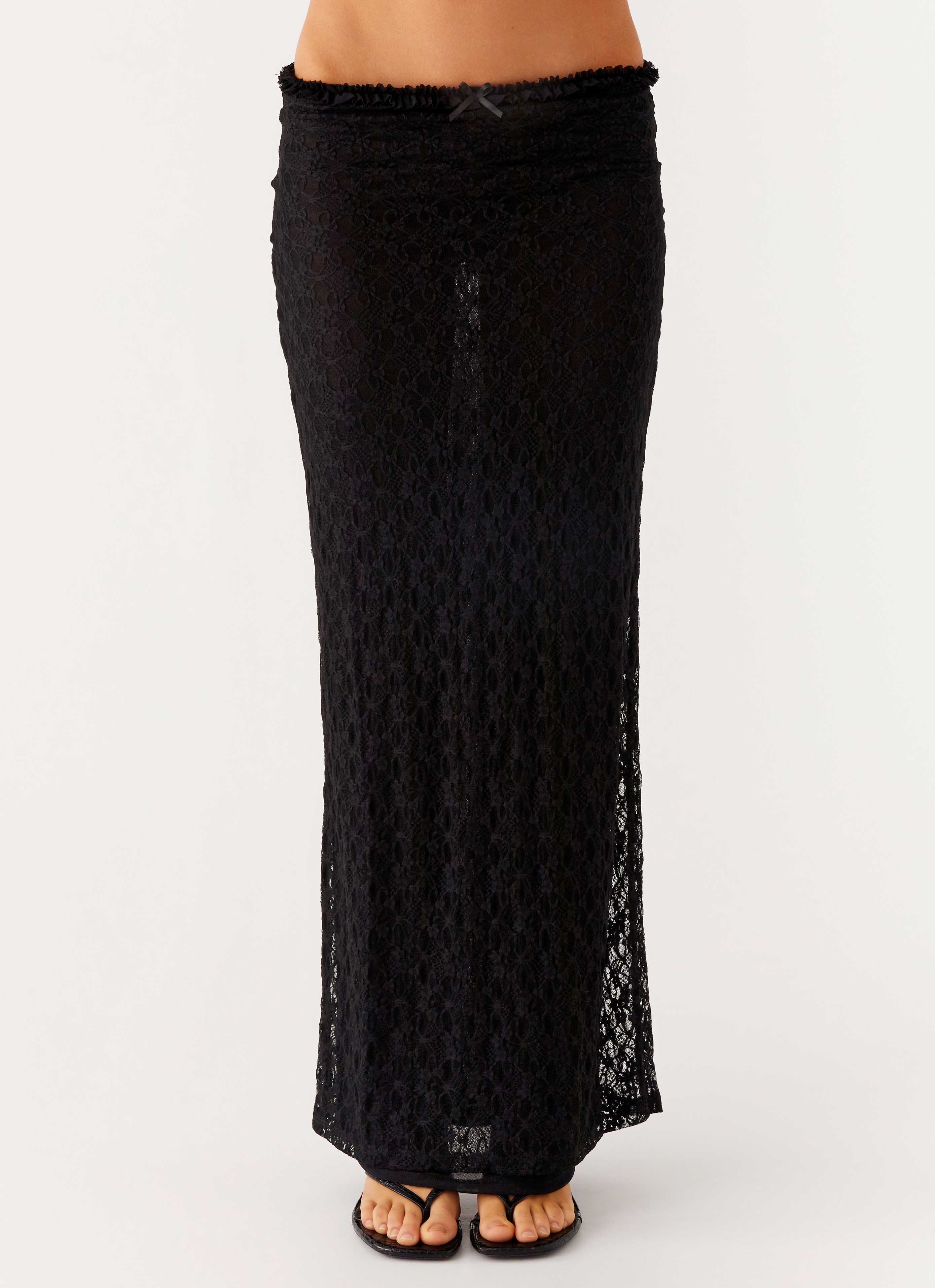 Ophira Maxi Skirt - Black - Image 2