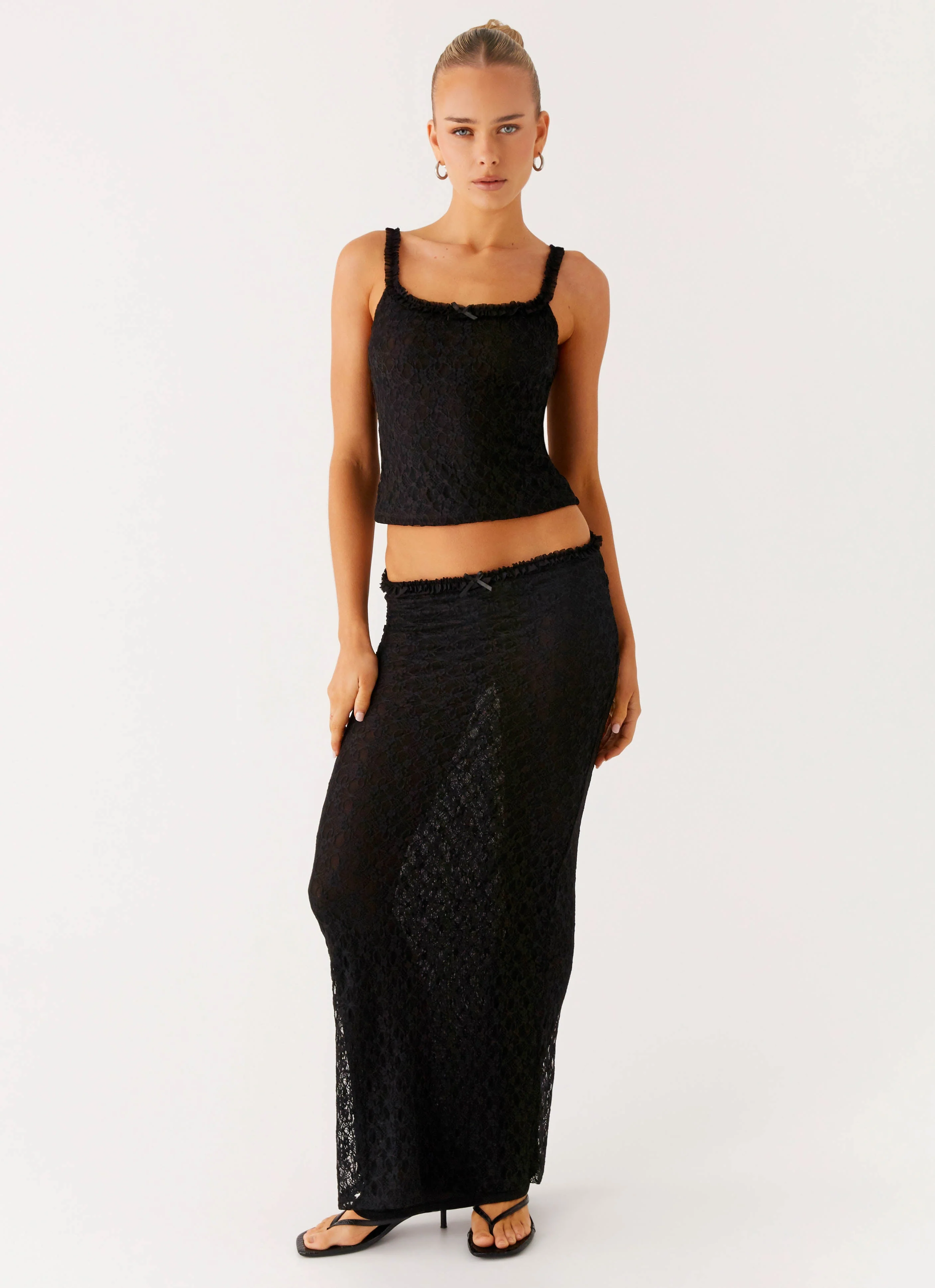 Ophira Maxi Skirt - Black - Image 6