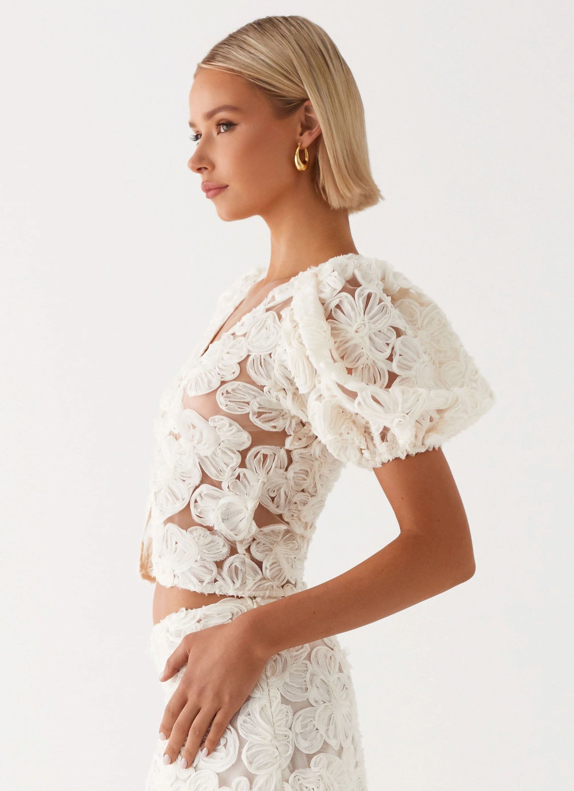 Orchid Breeze Top - Ivory - Image 4