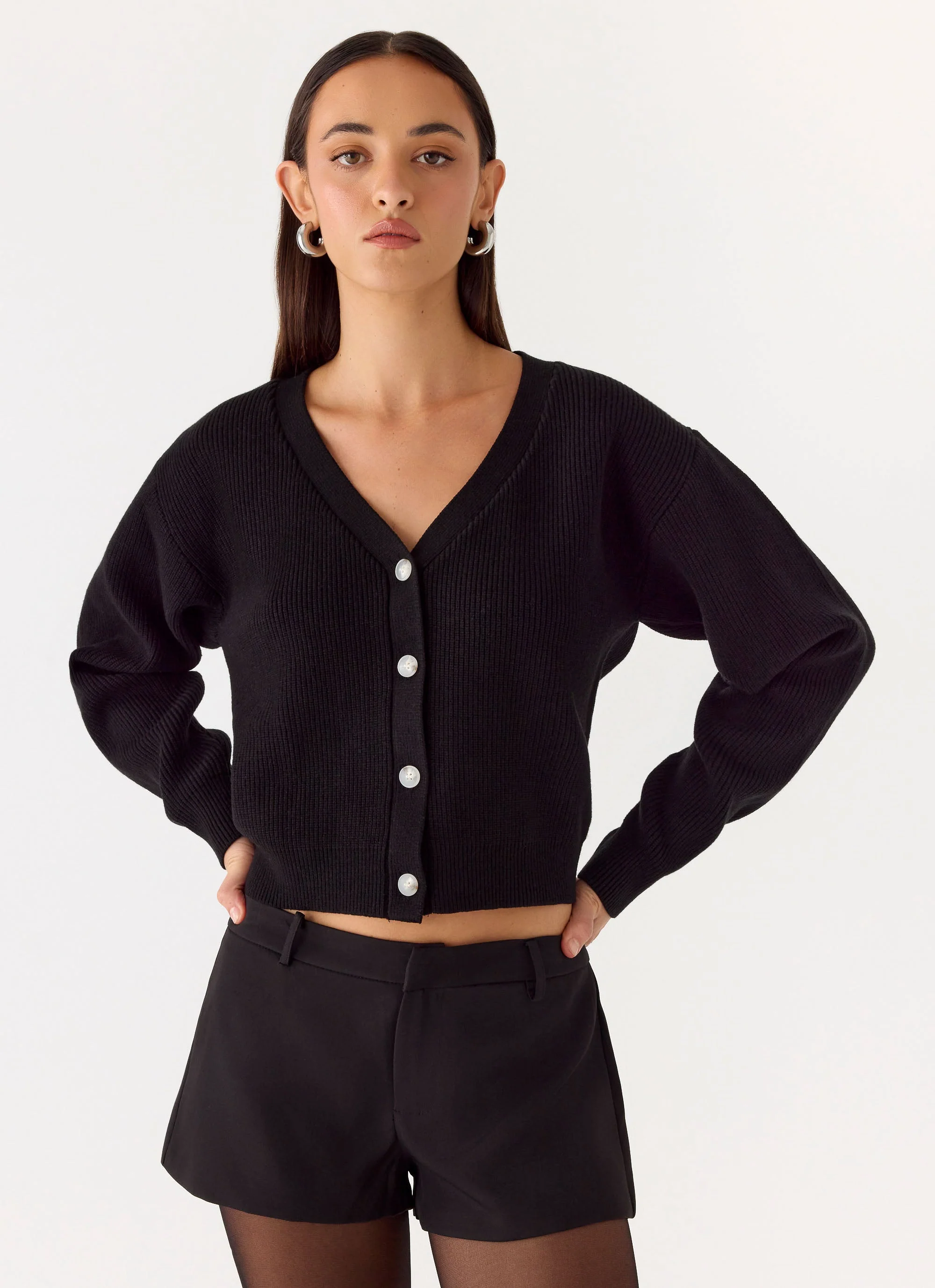Orla Knit Sweater - Black