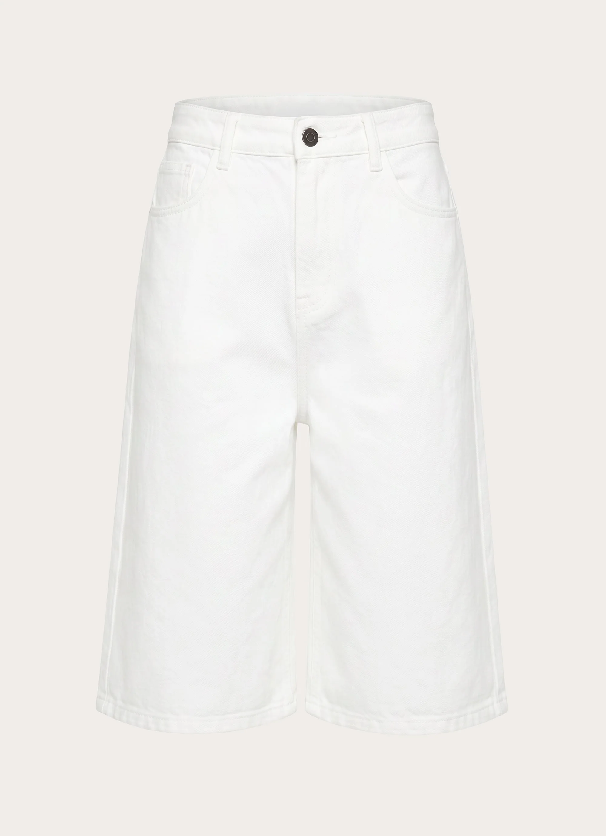 Orleans Denim Jorts - White - Image 2