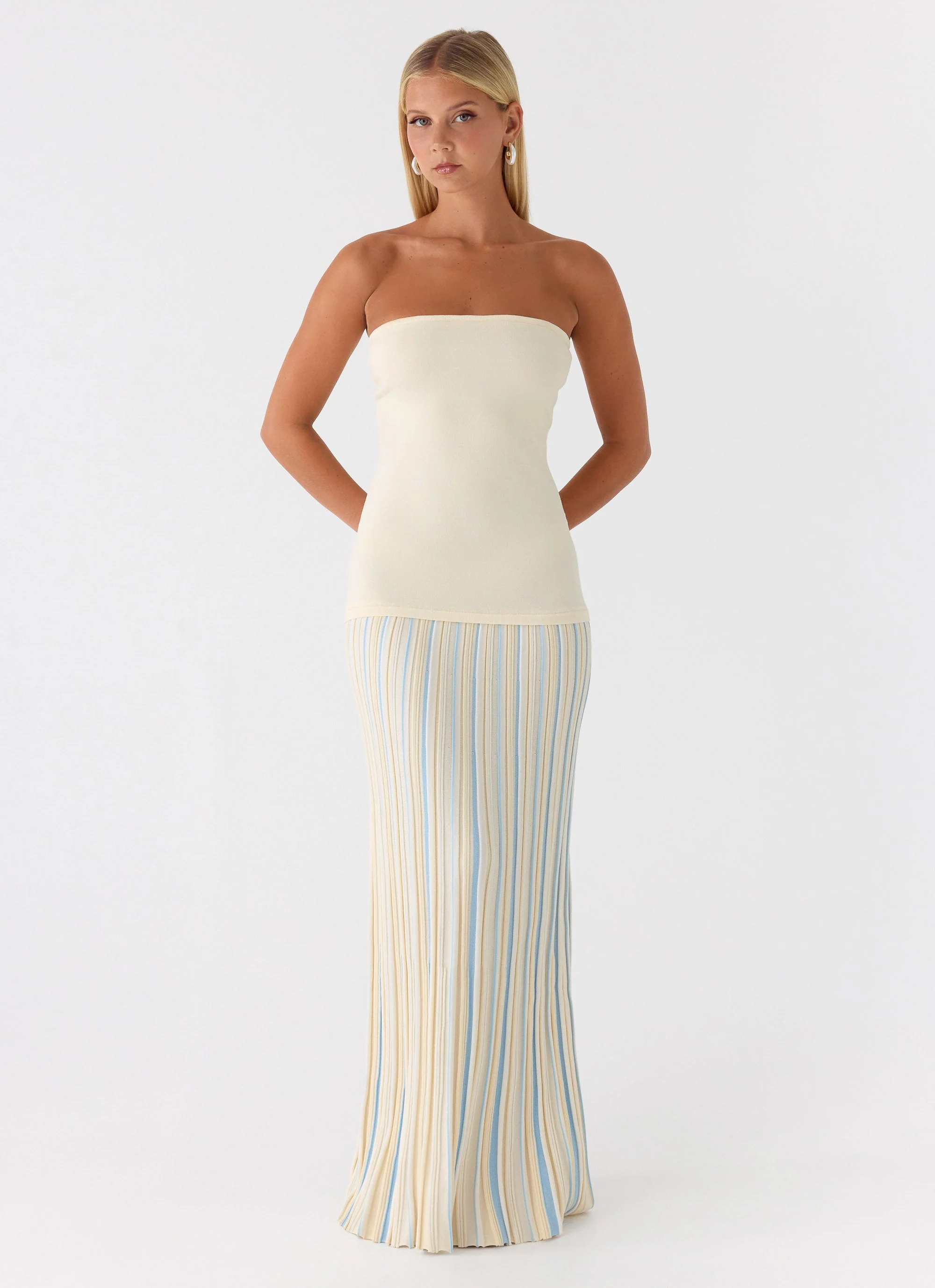 Otillie Knit Maxi Dress - Yellow - Image 6