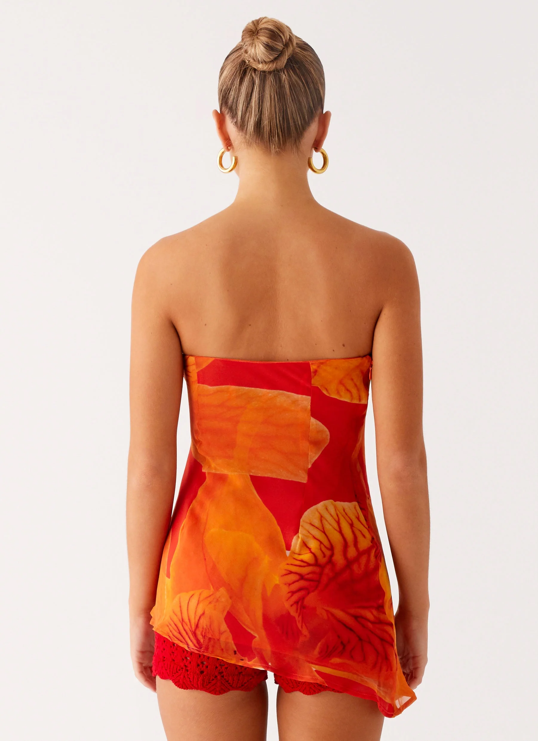 Over The Horizon Asymetrical Top - Serene Orange - Image 3