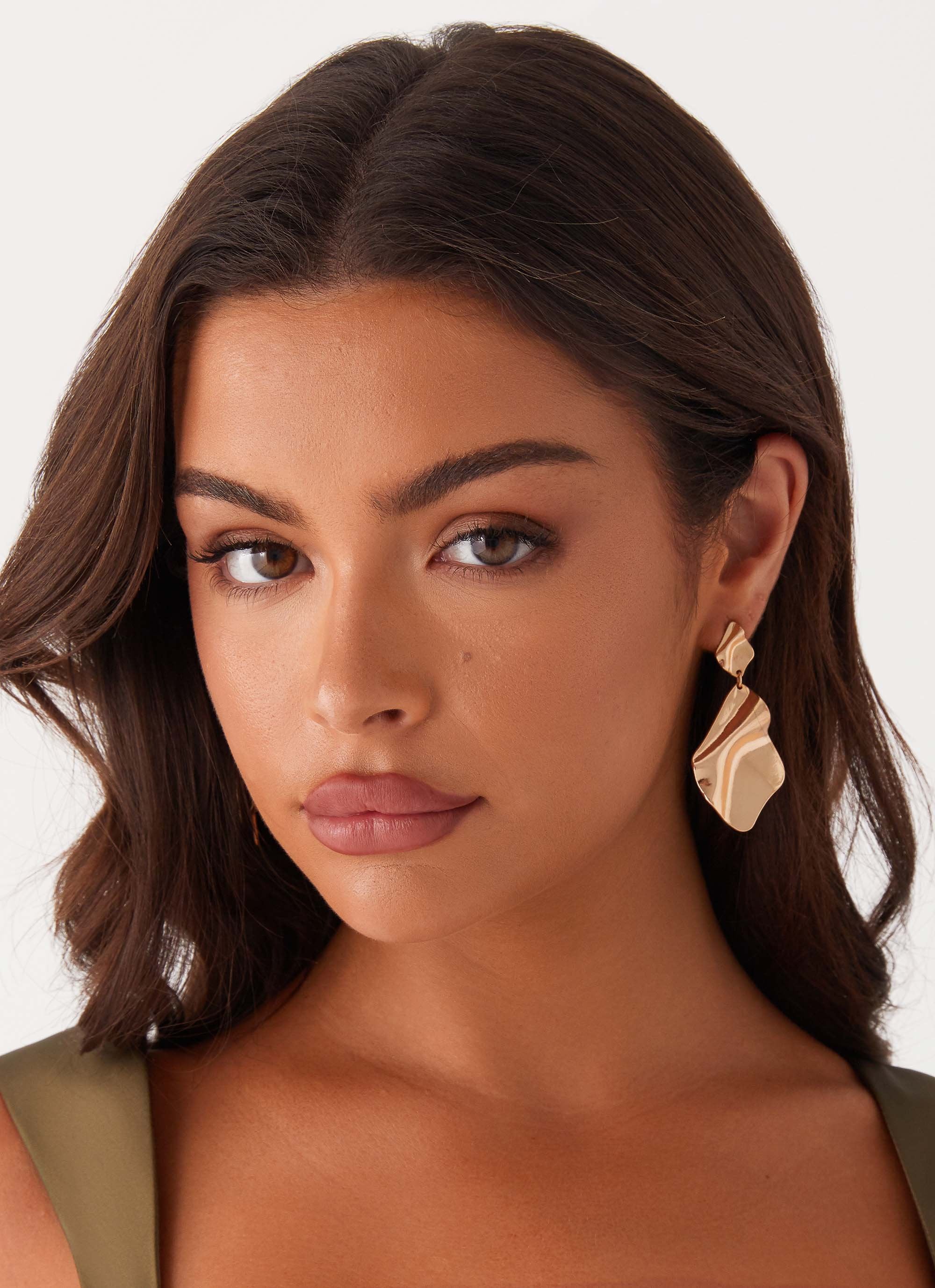 Palermo Earrings - Gold - Image 3
