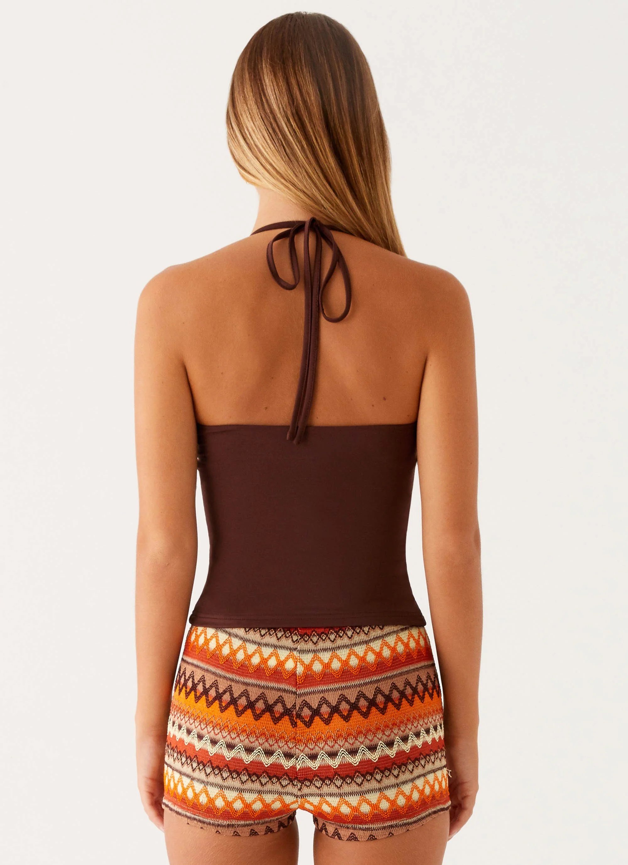 Palm Beach Top - Chocolate - Image 6