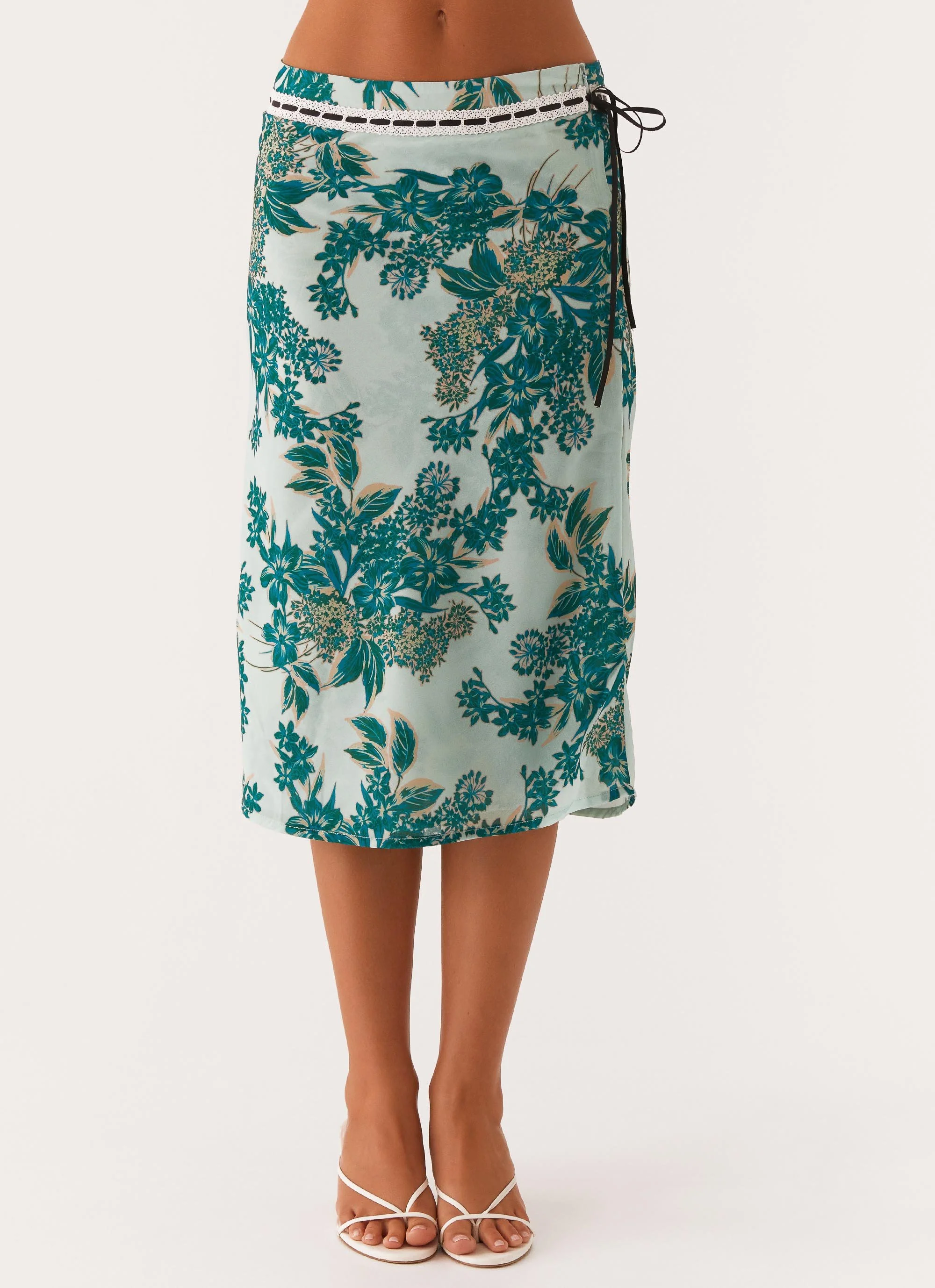 Peony Quartz Midi Skirt - Cloud Nine Floral - Image 5