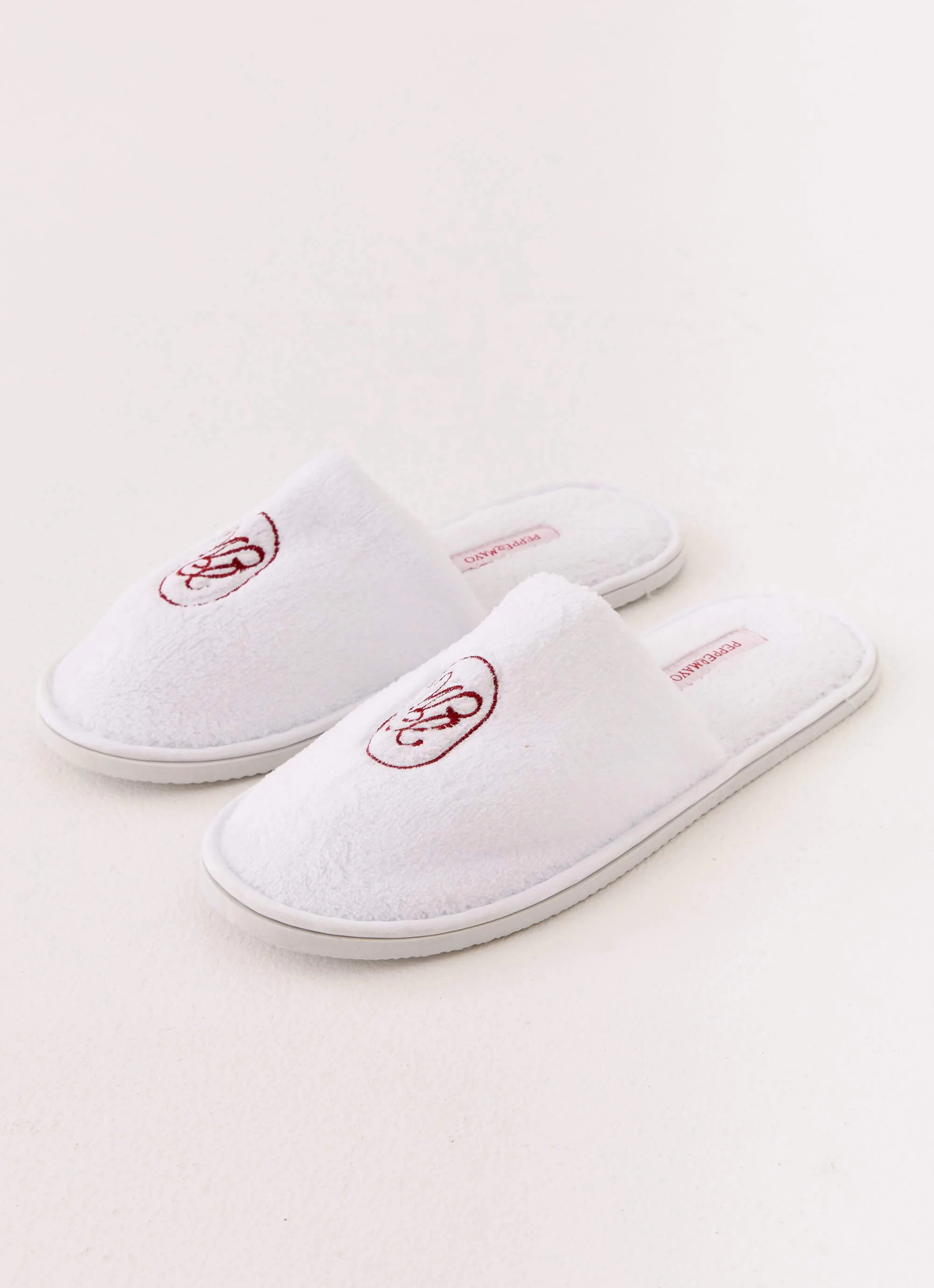 Peppermayo Branded Slippers - White - Image 2