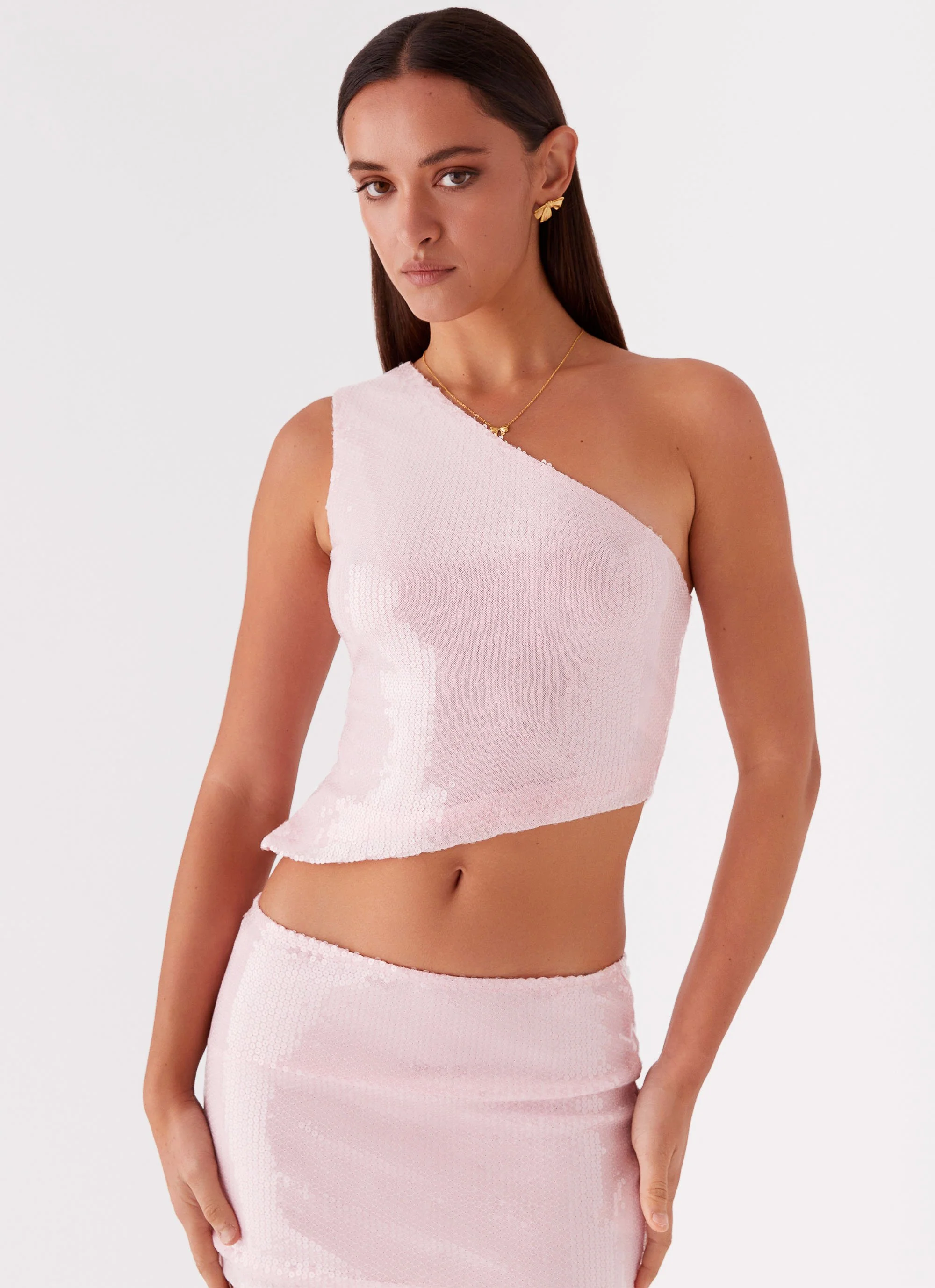 Perfect Fantasy Sequin Top - Pink - Image 6