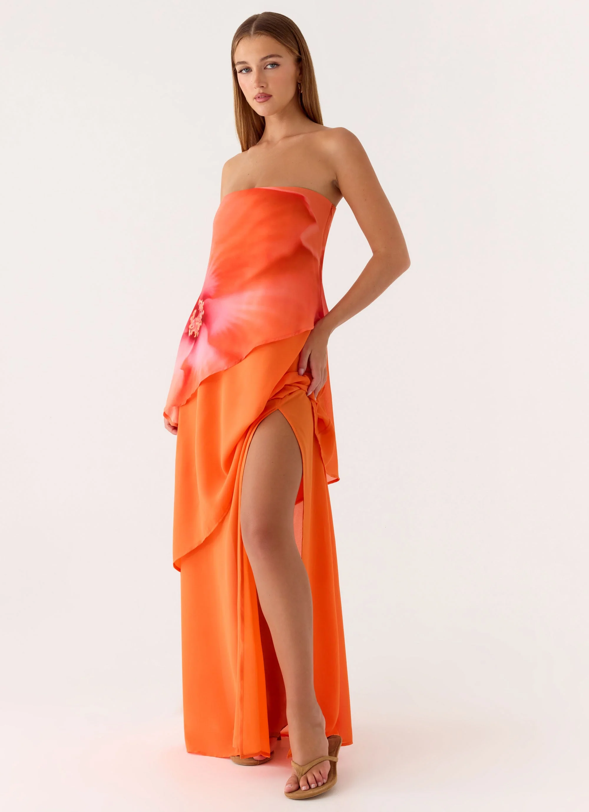 Persuasive Maxi Dress - Orange Blossom - Image 5