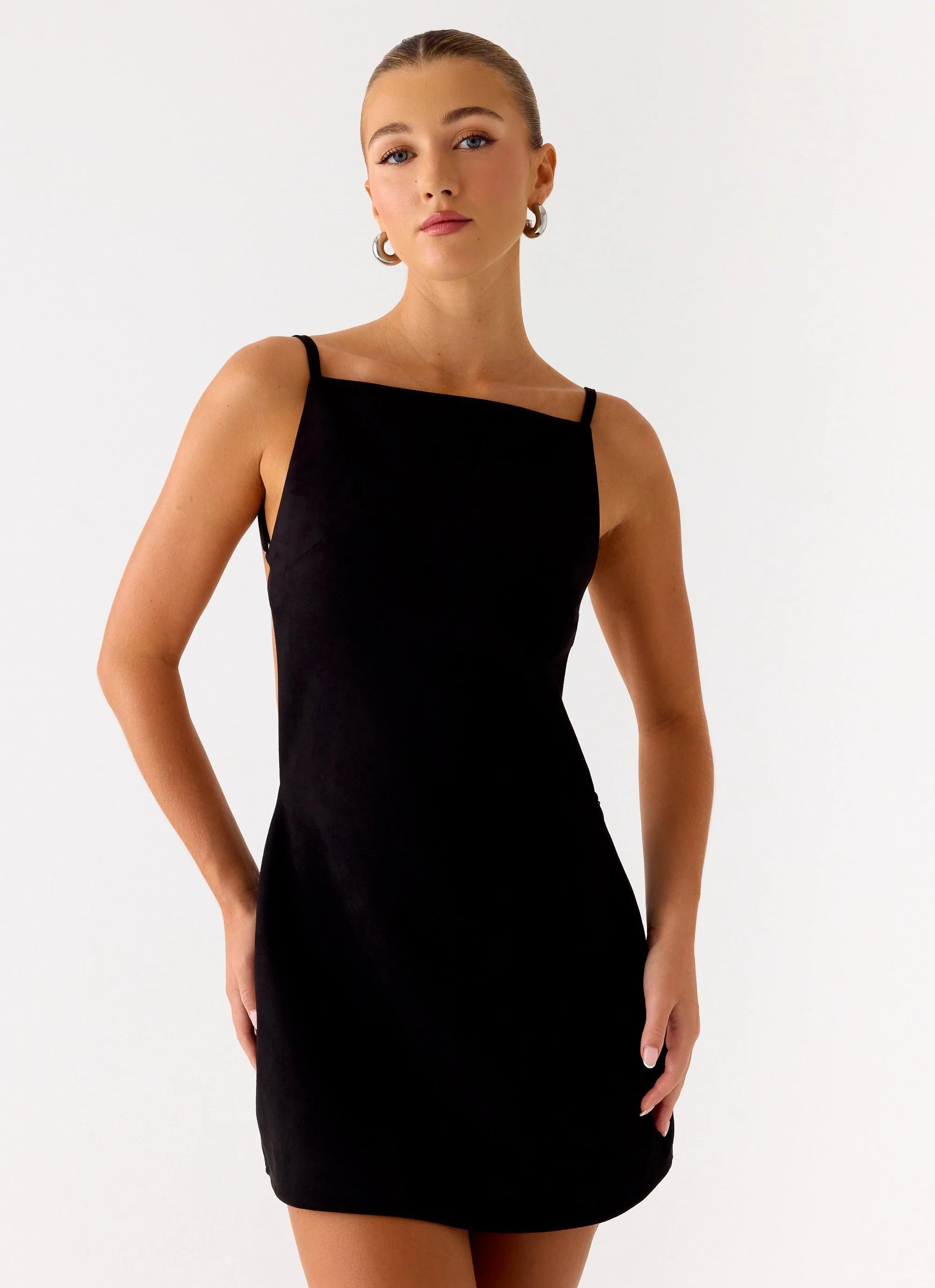 Play With Fire Mini Dress - Black - Image 6