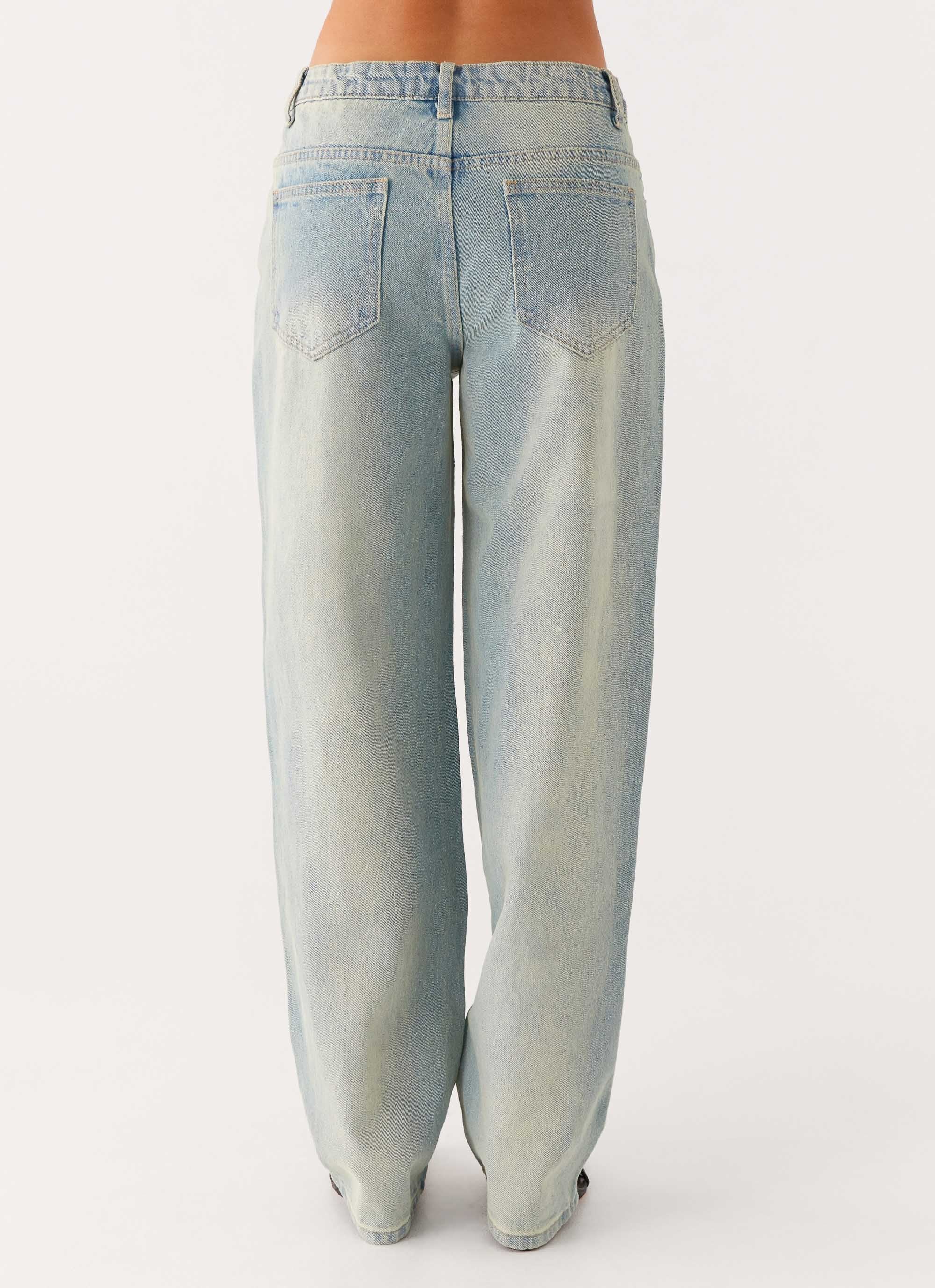 Poppy Low Rise Denim Jeans - Vintage Denim - Image 6