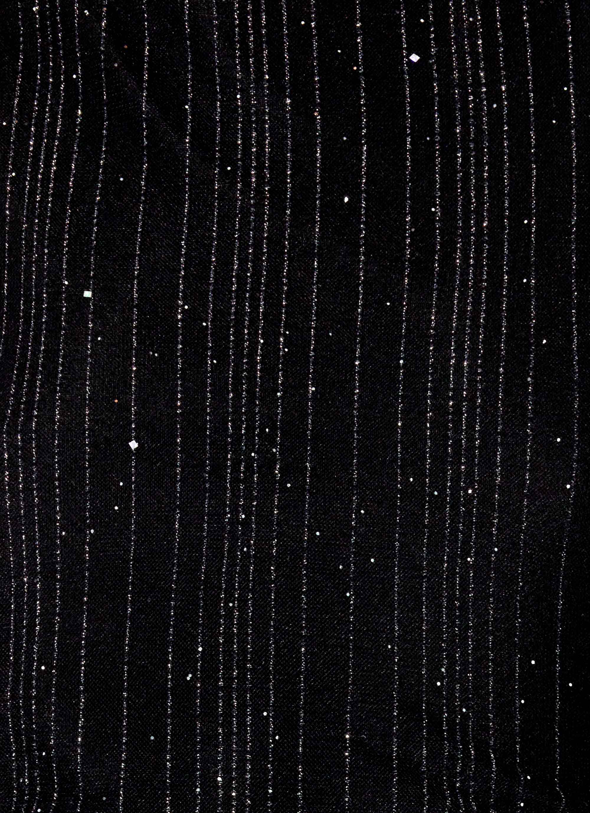 Portofino Sparkle Mesh Mini Dress - Black - Image 8