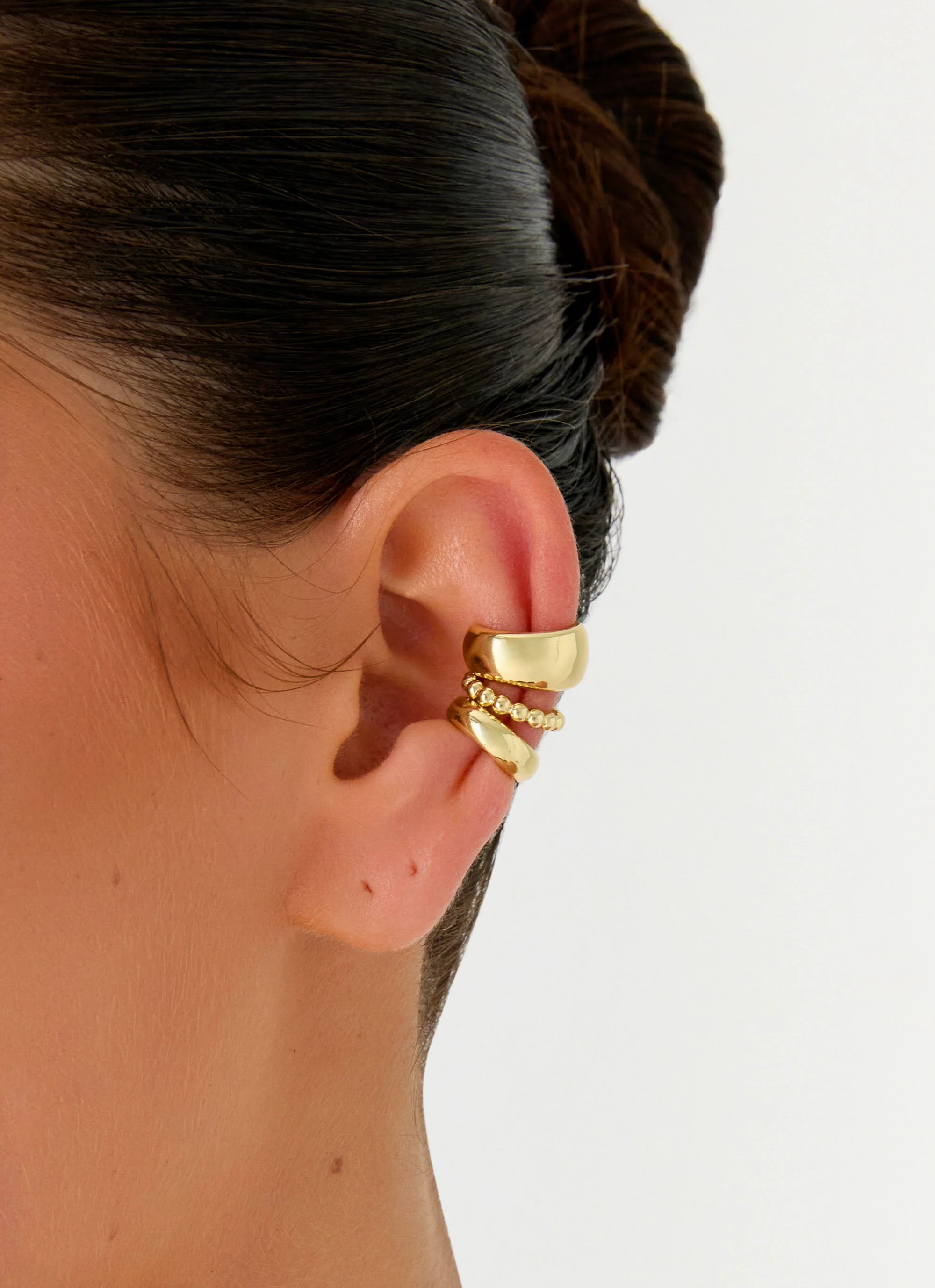 Power Trip Ear Cuffs - Gold - Image 3