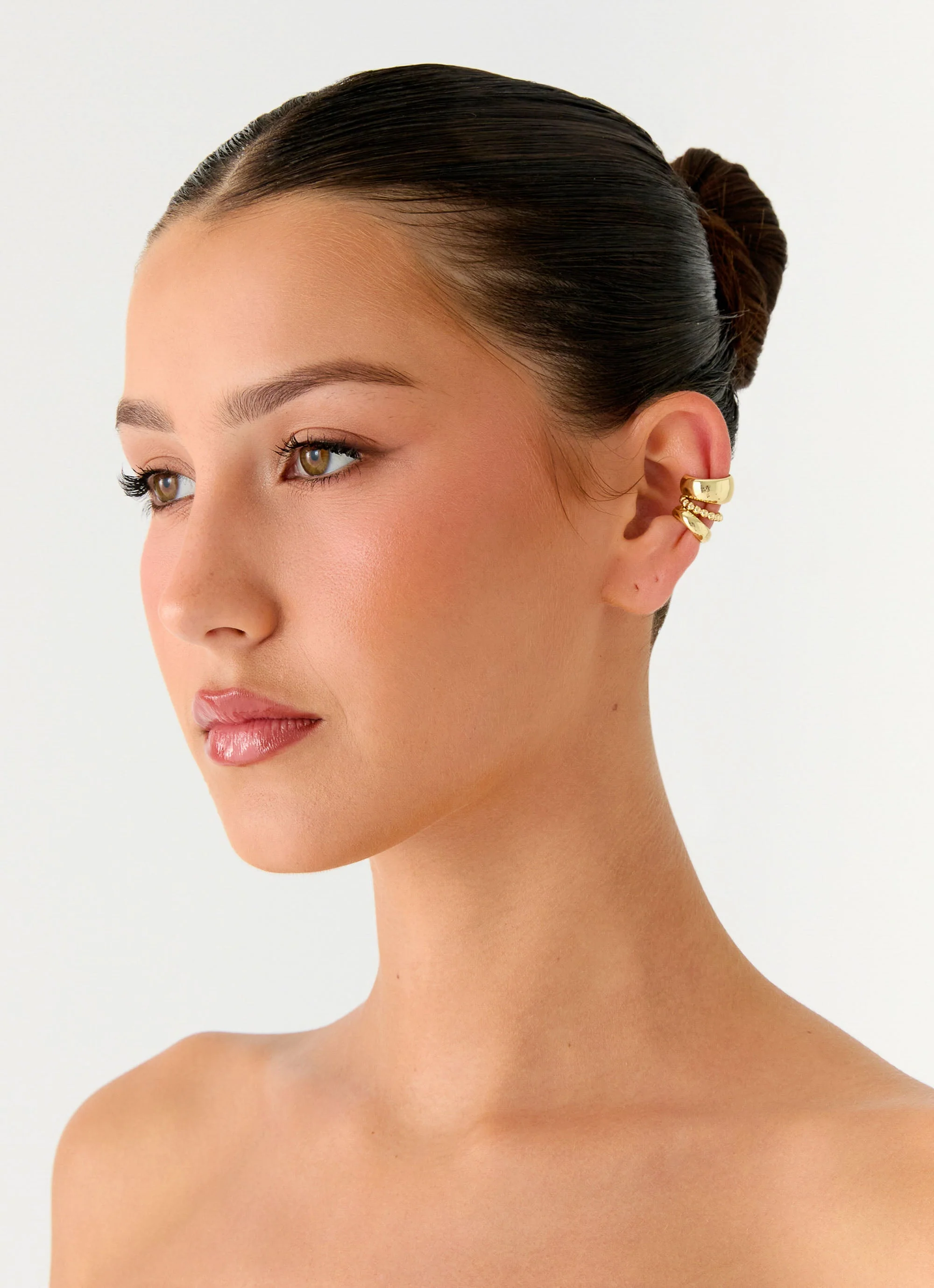 Power Trip Ear Cuffs - Gold - Image 4