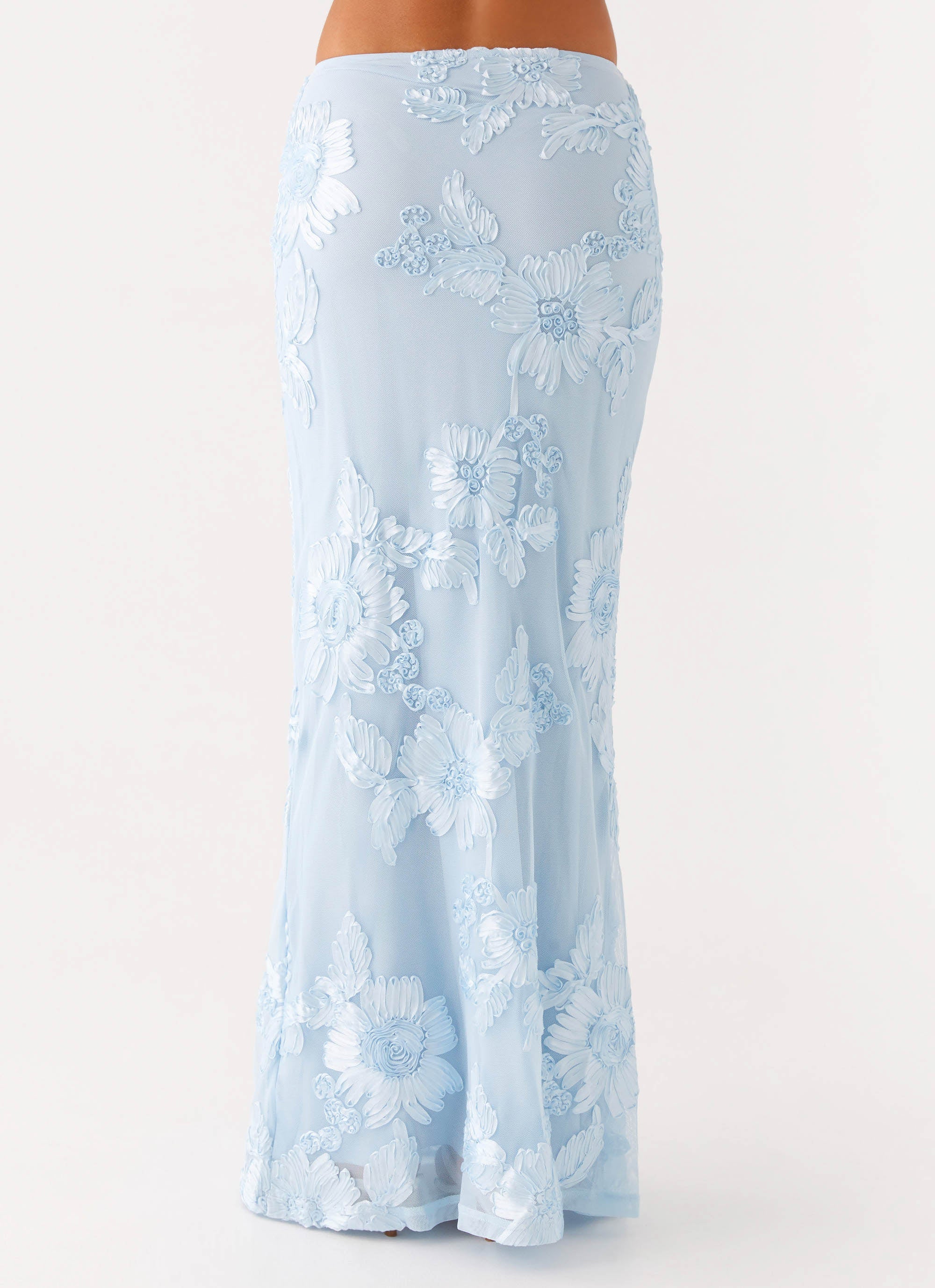 Radiate Maxi Skirt - Blue - Image 3