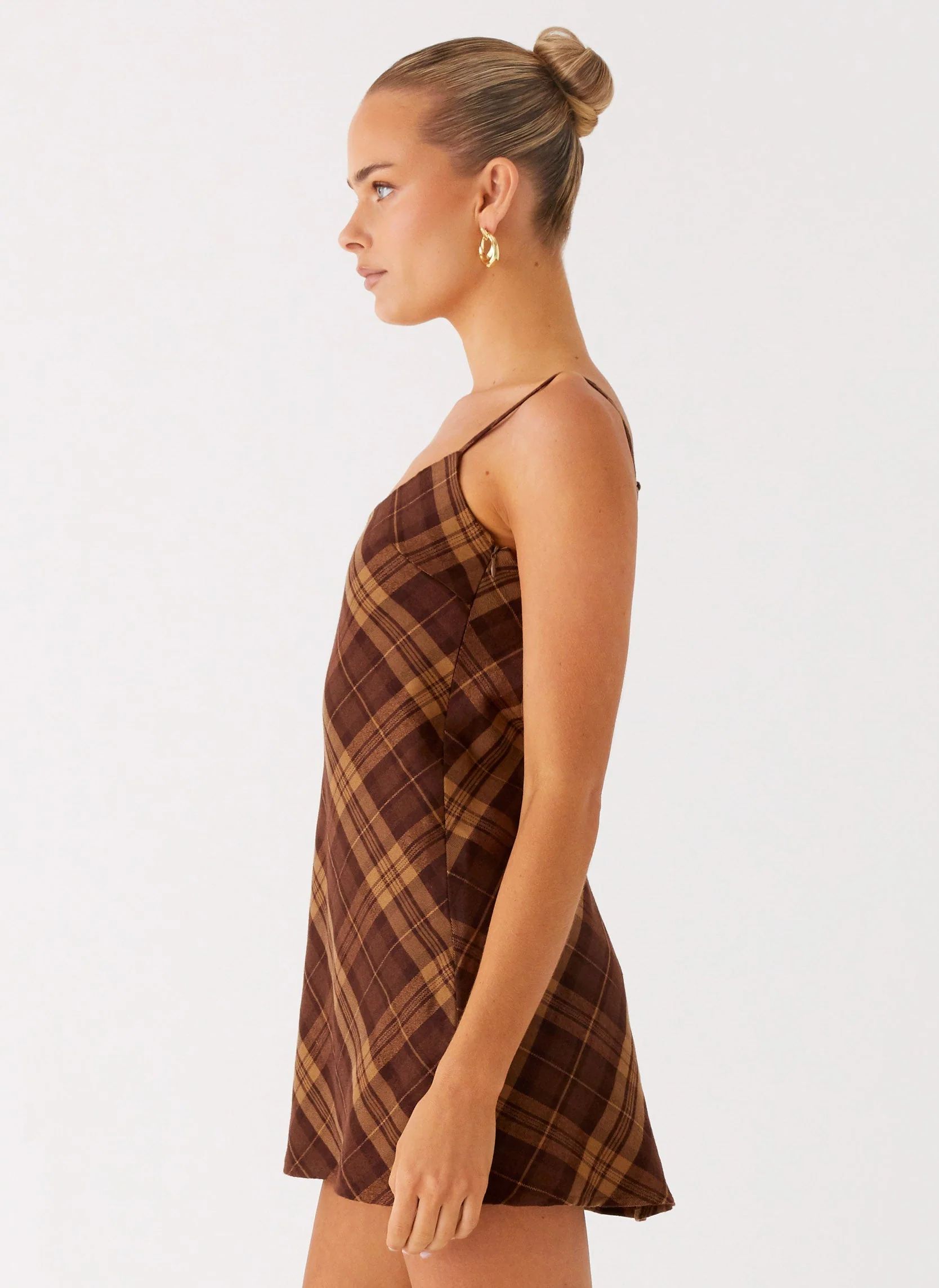 Radio Star Mini Dress - Plaid - Image 3