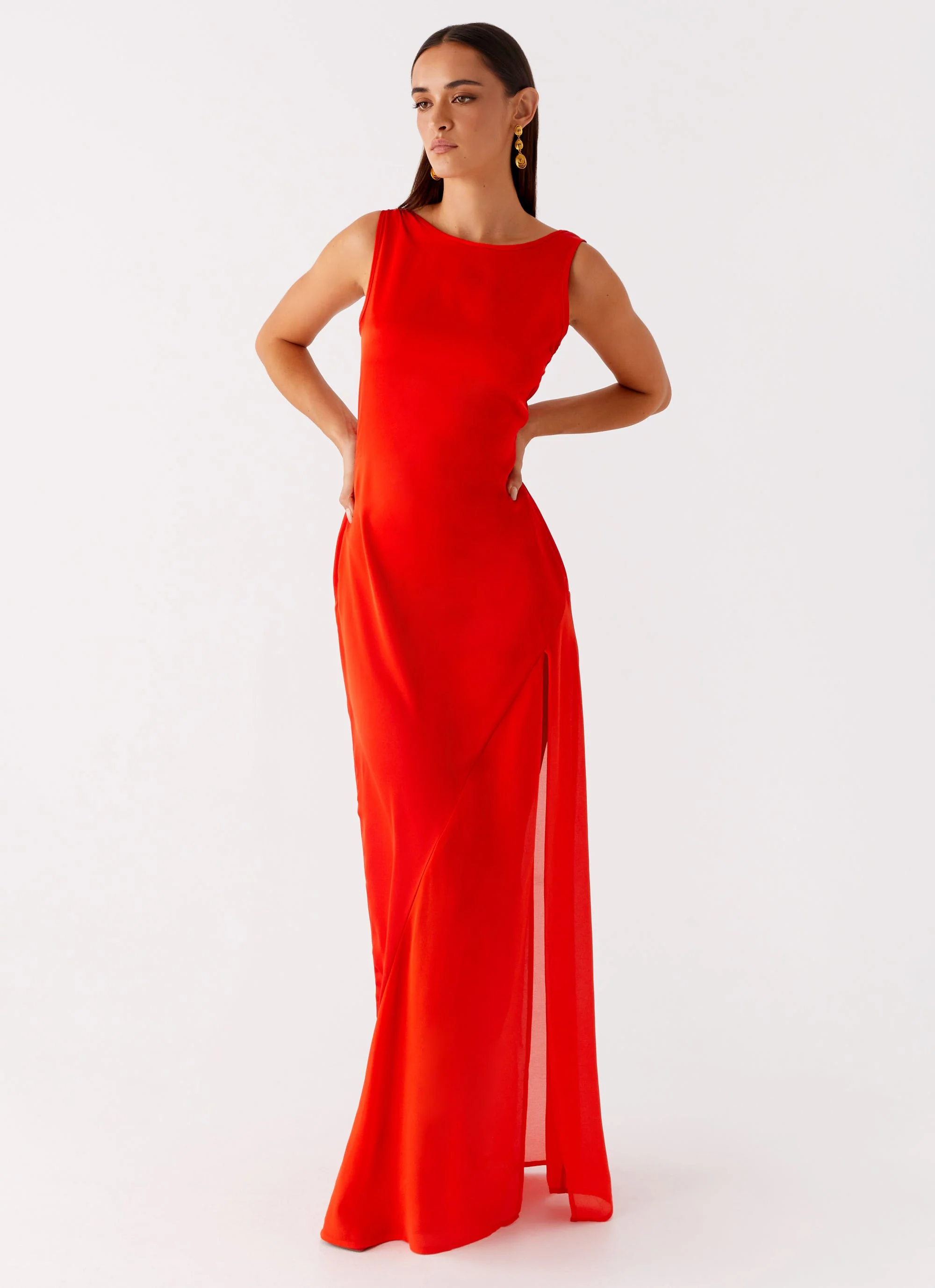 Ramiro Maxi Dress - Red - Image 5