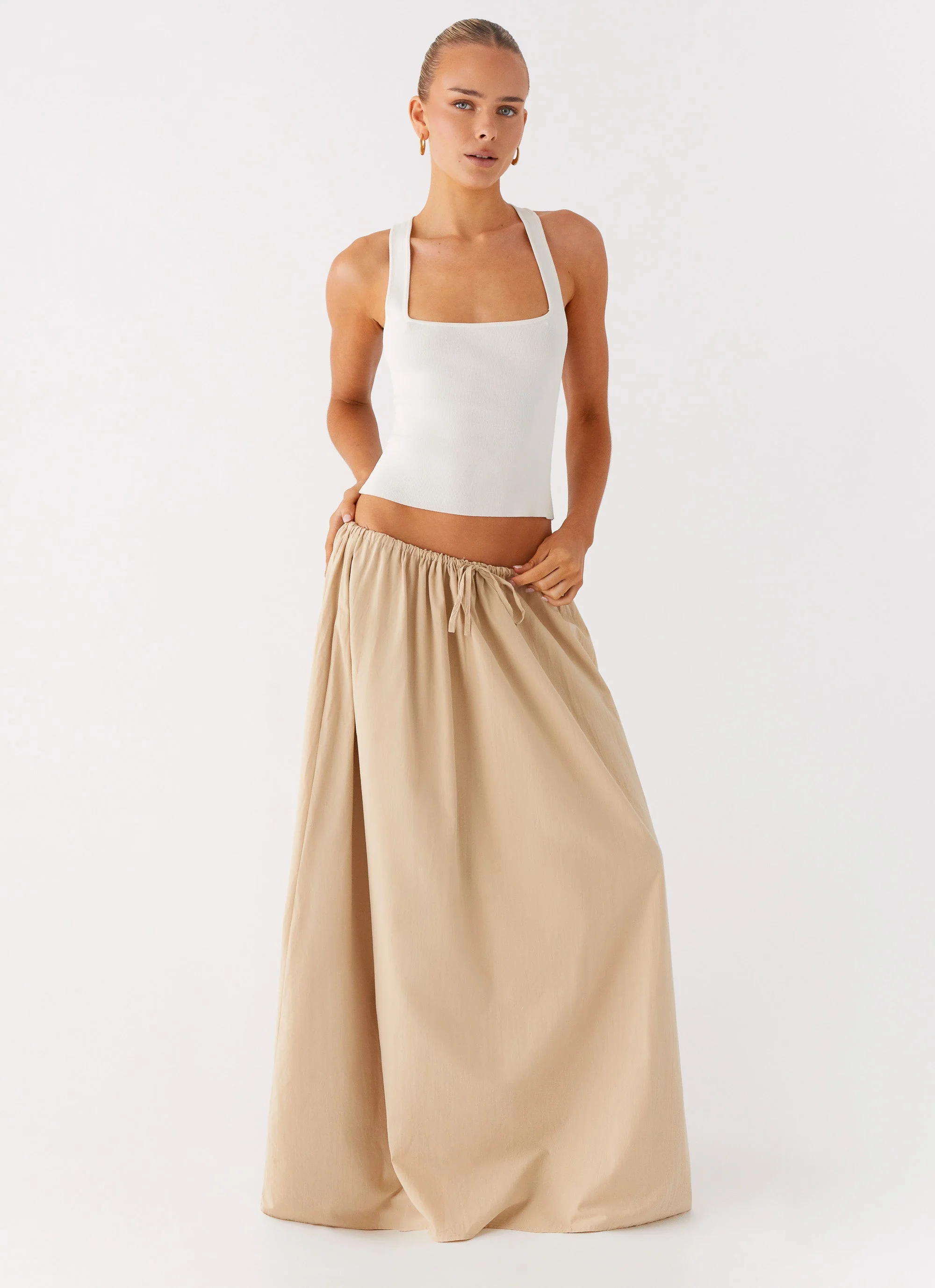 Randy Maxi Skirt - Tan - Image 5