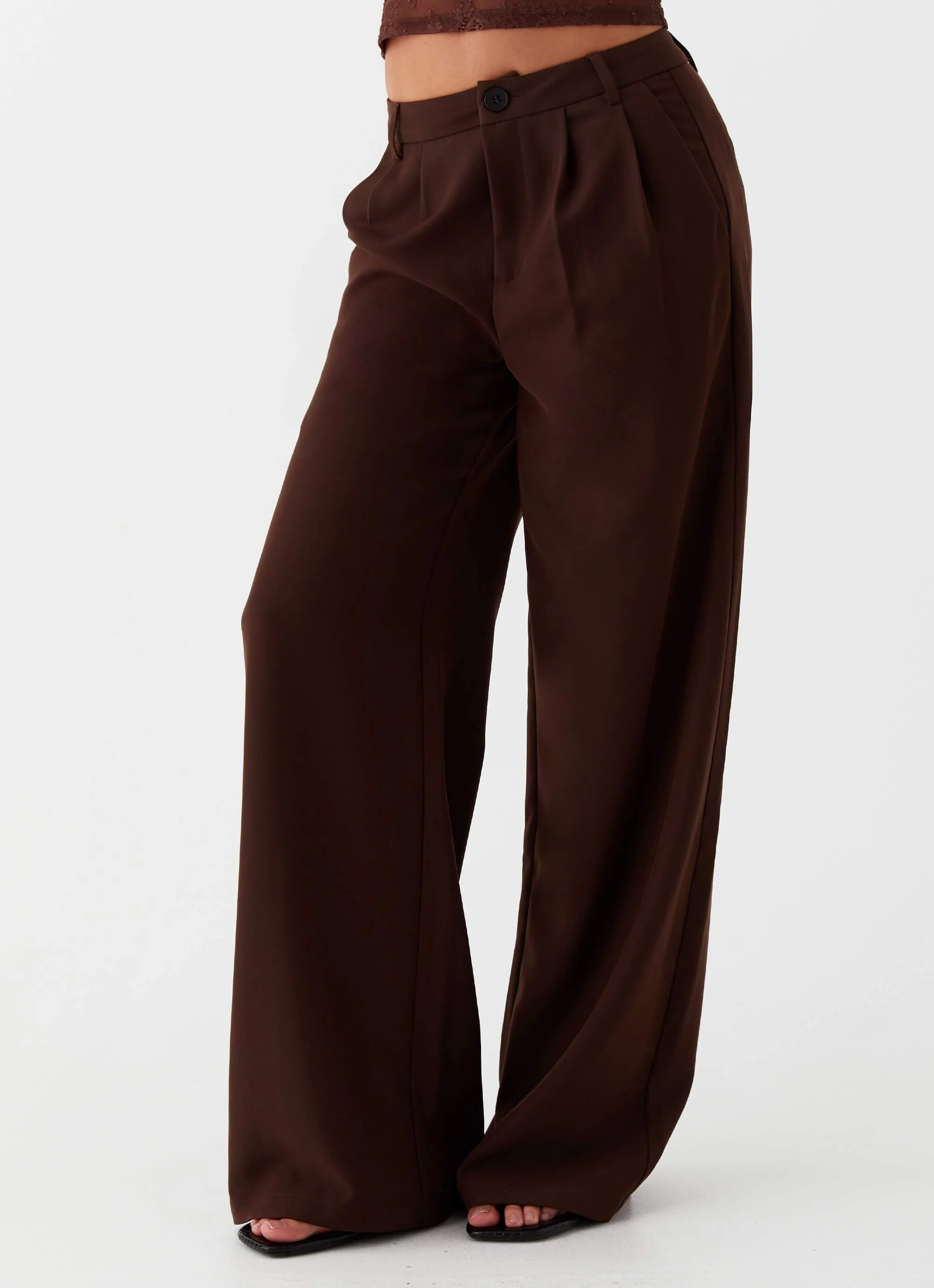 Ravenscroft Suit Pants - Dark Chocolate - Image 5